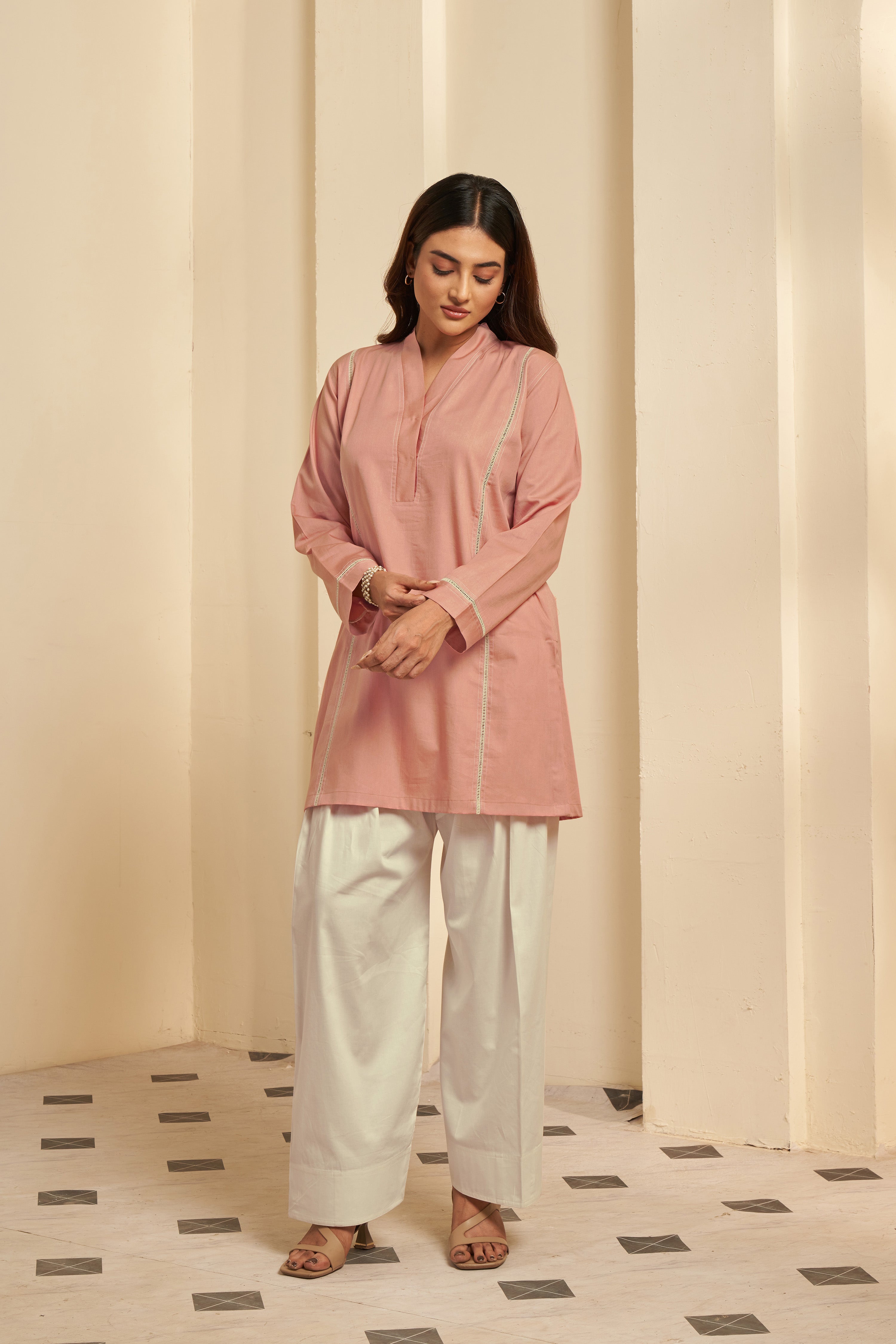 Pink Farshi Salwar Set