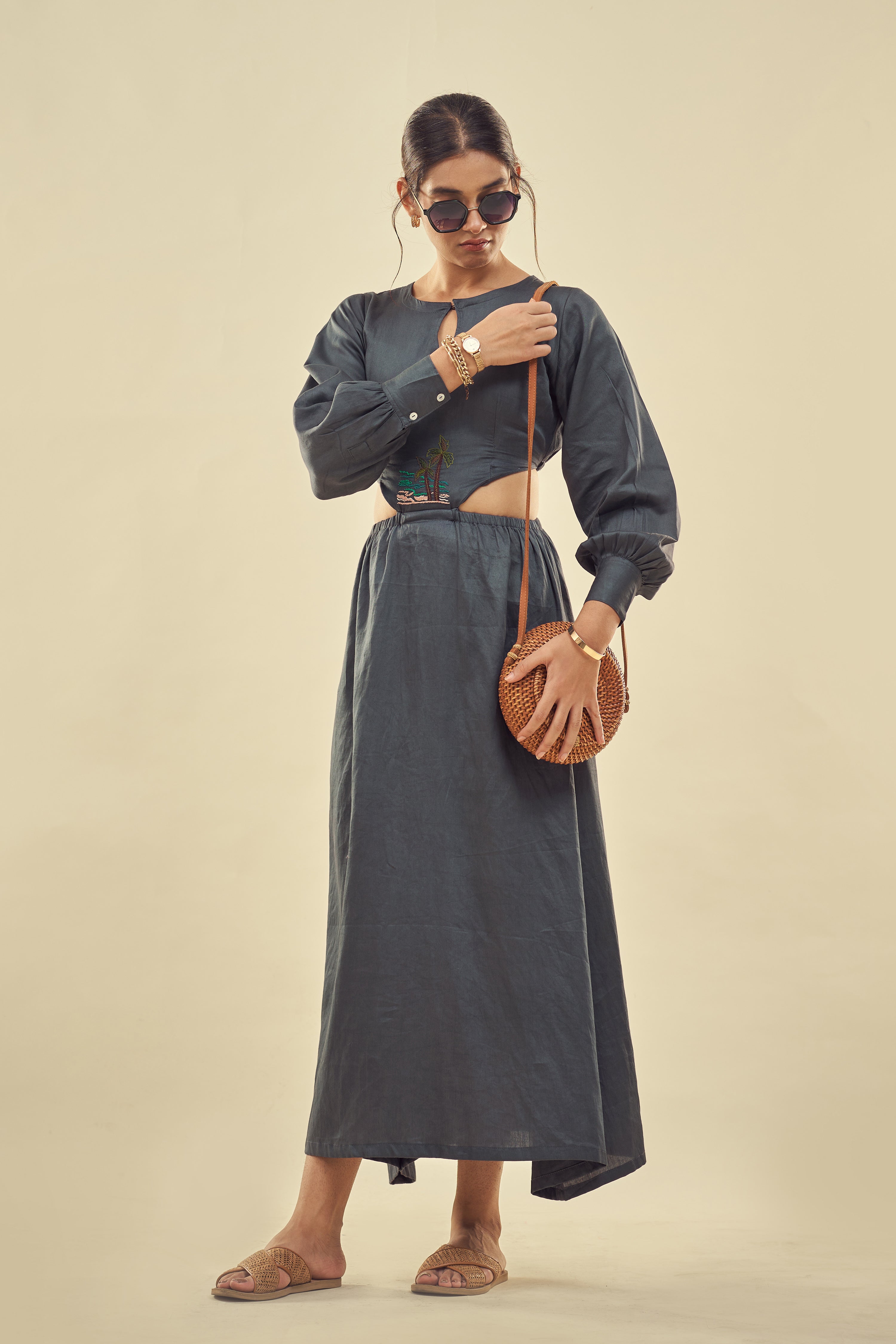 Summer Paradise Cut Out Maxi Dress