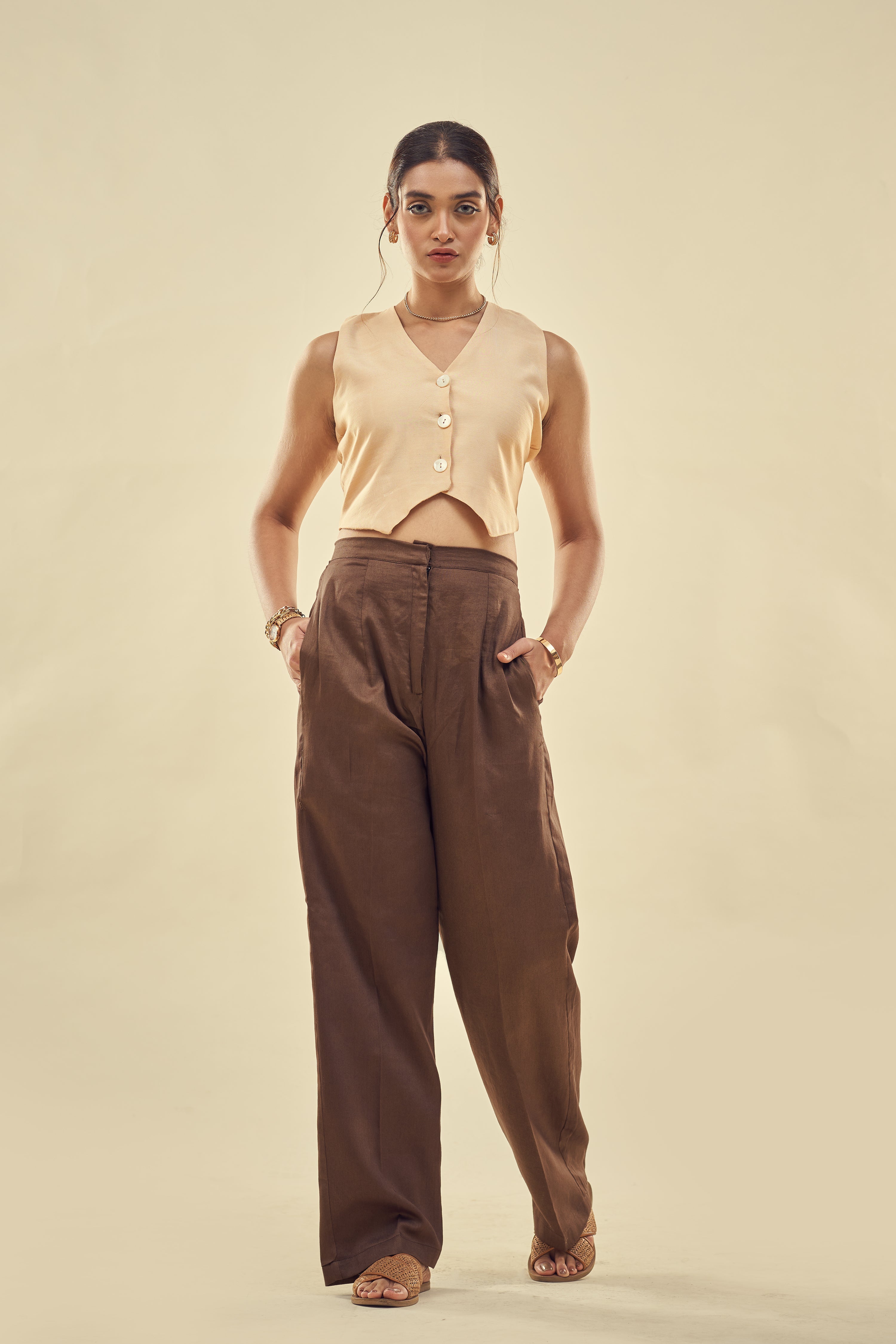 Summer Paradise Waist Coat And Trouser Set