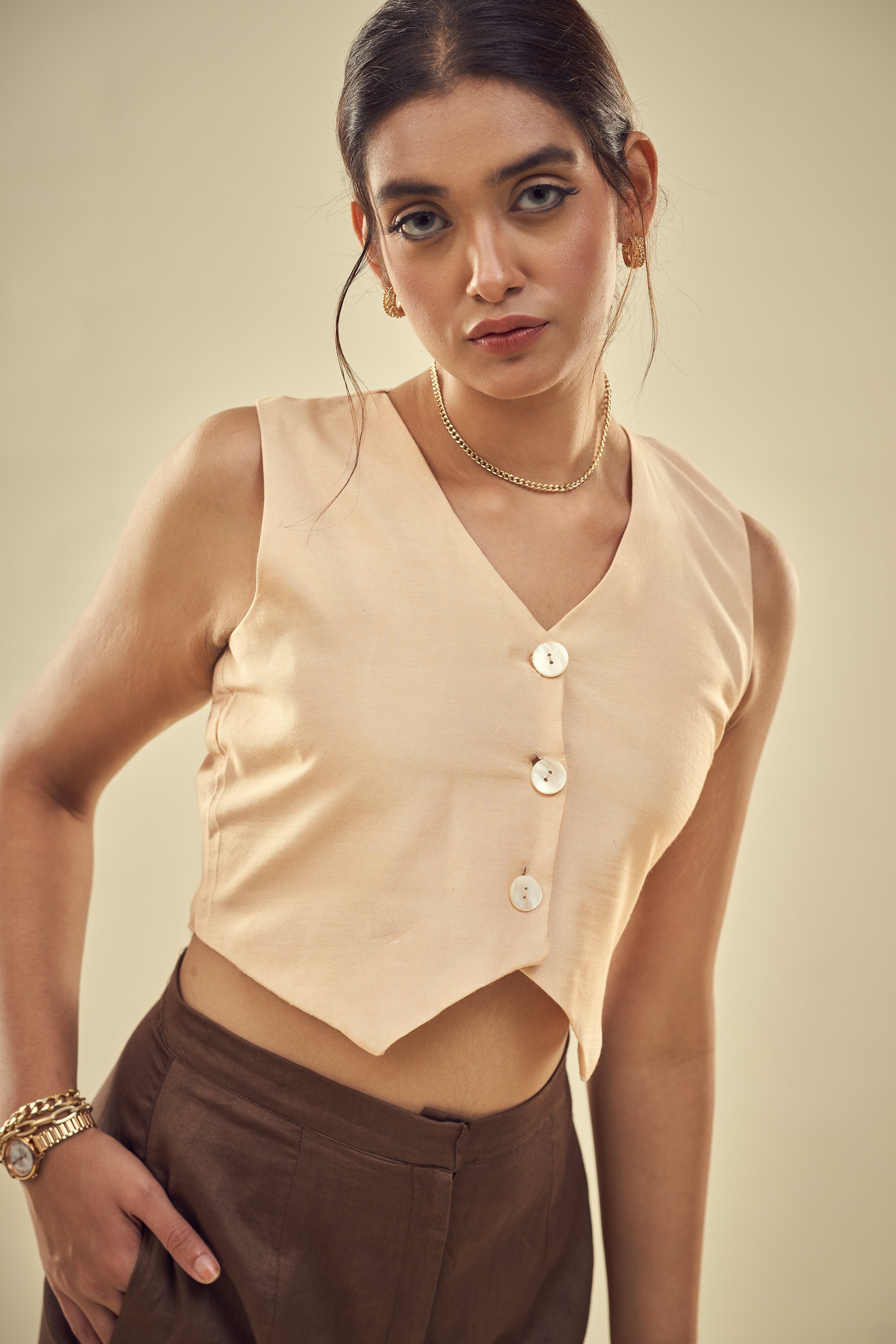 Summer Paradise Waist Coat And Trouser Set