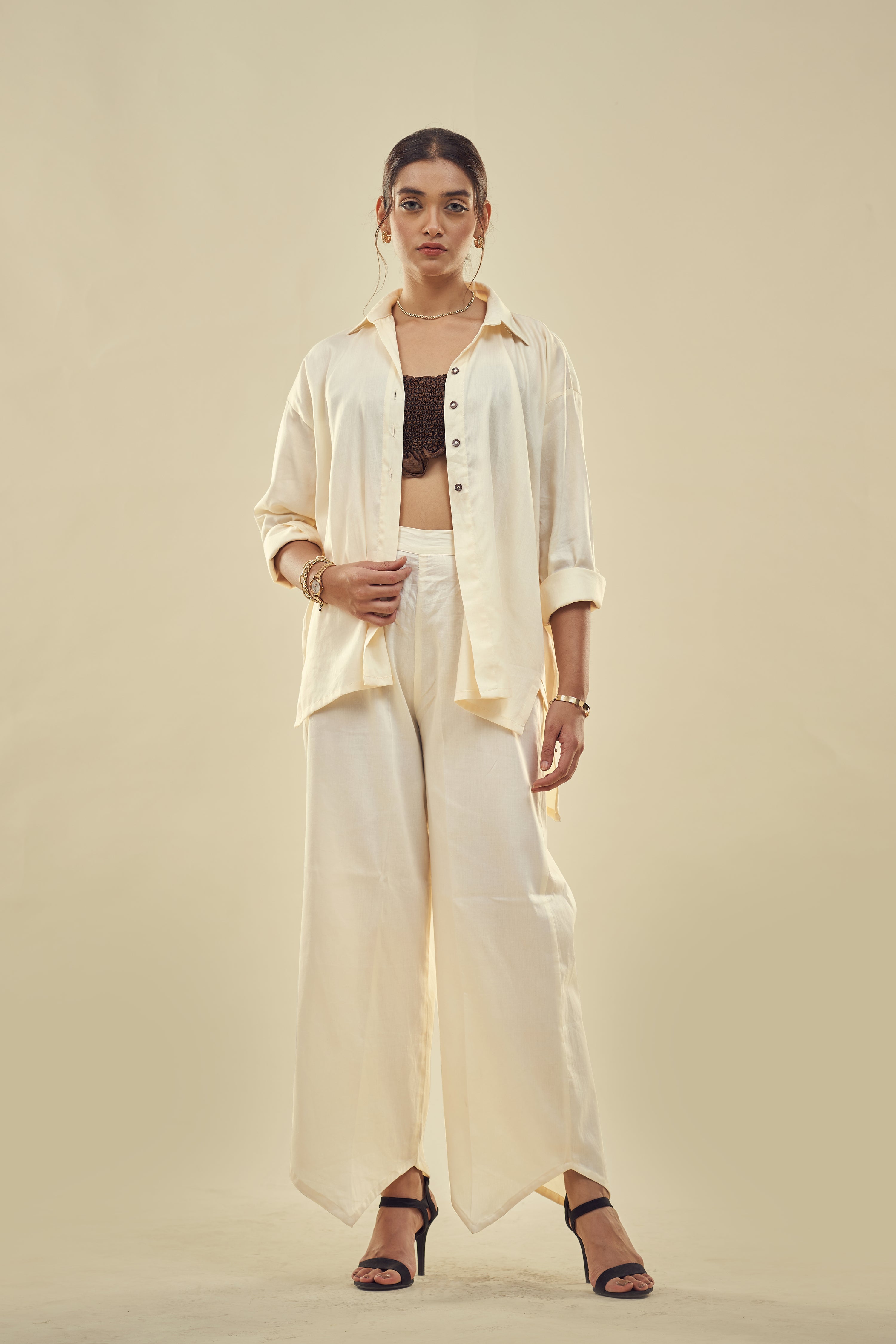 Summer Paradise Off-white Co-ord Set