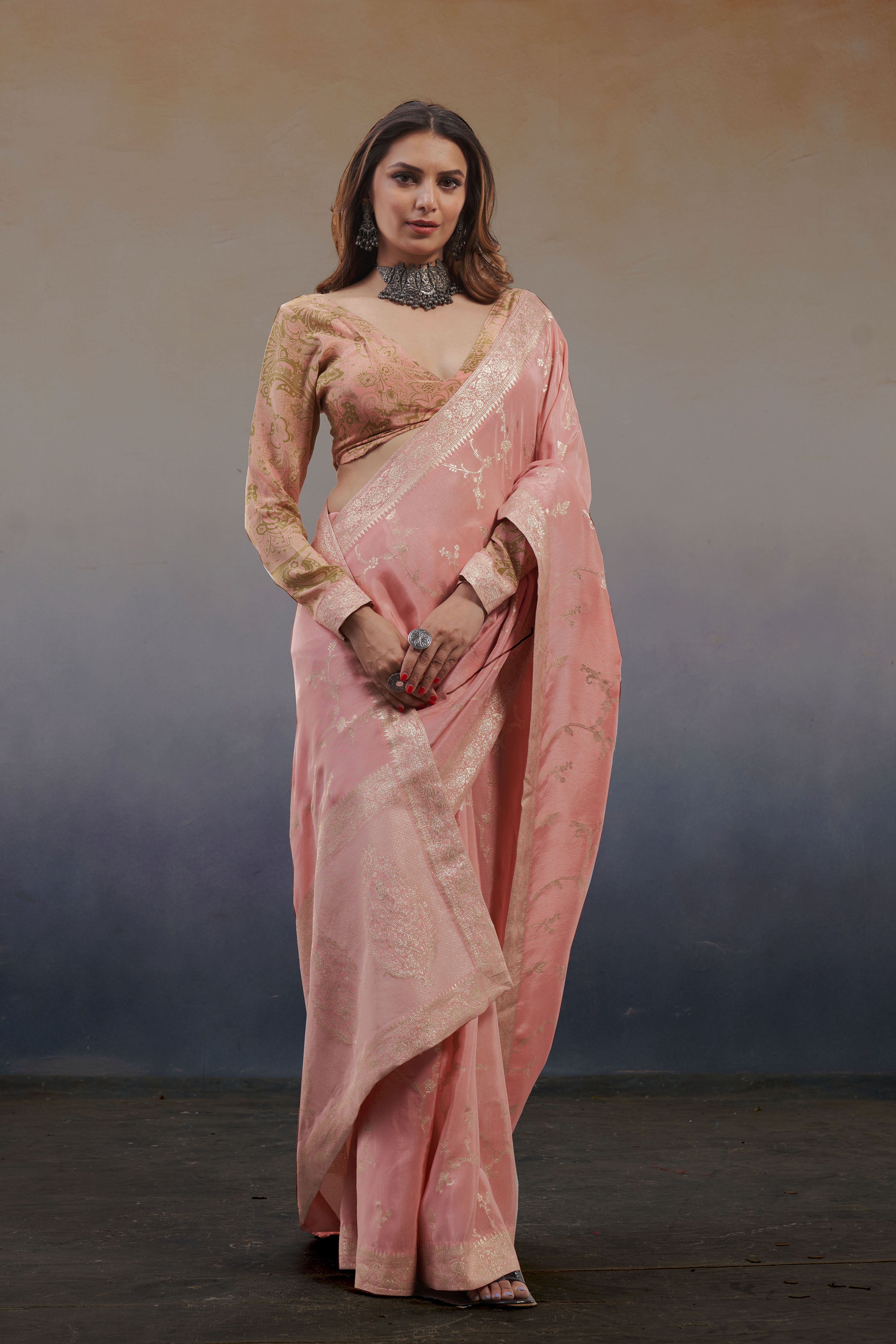 Noor Jacquard Saree