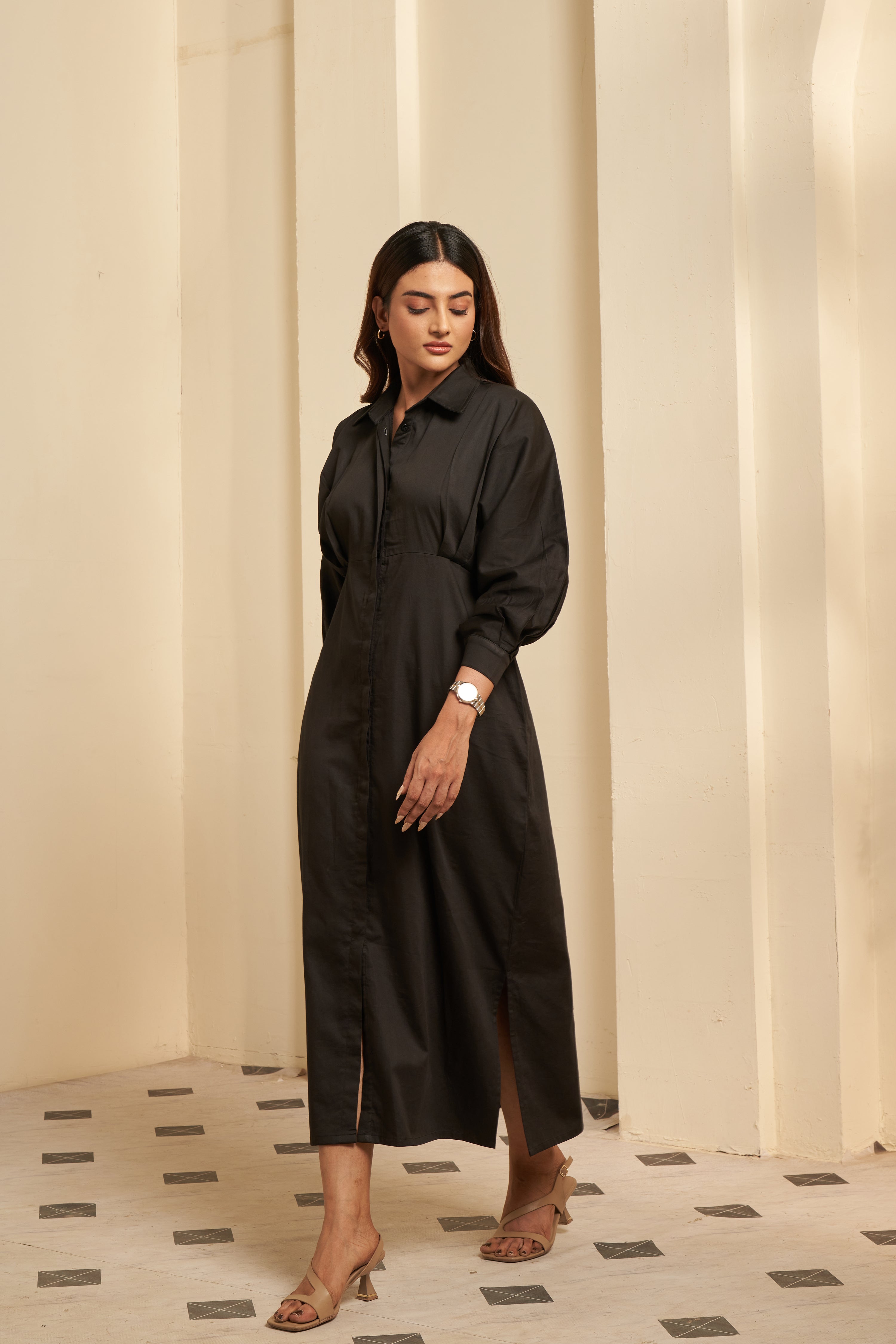 Black Shirt Dress