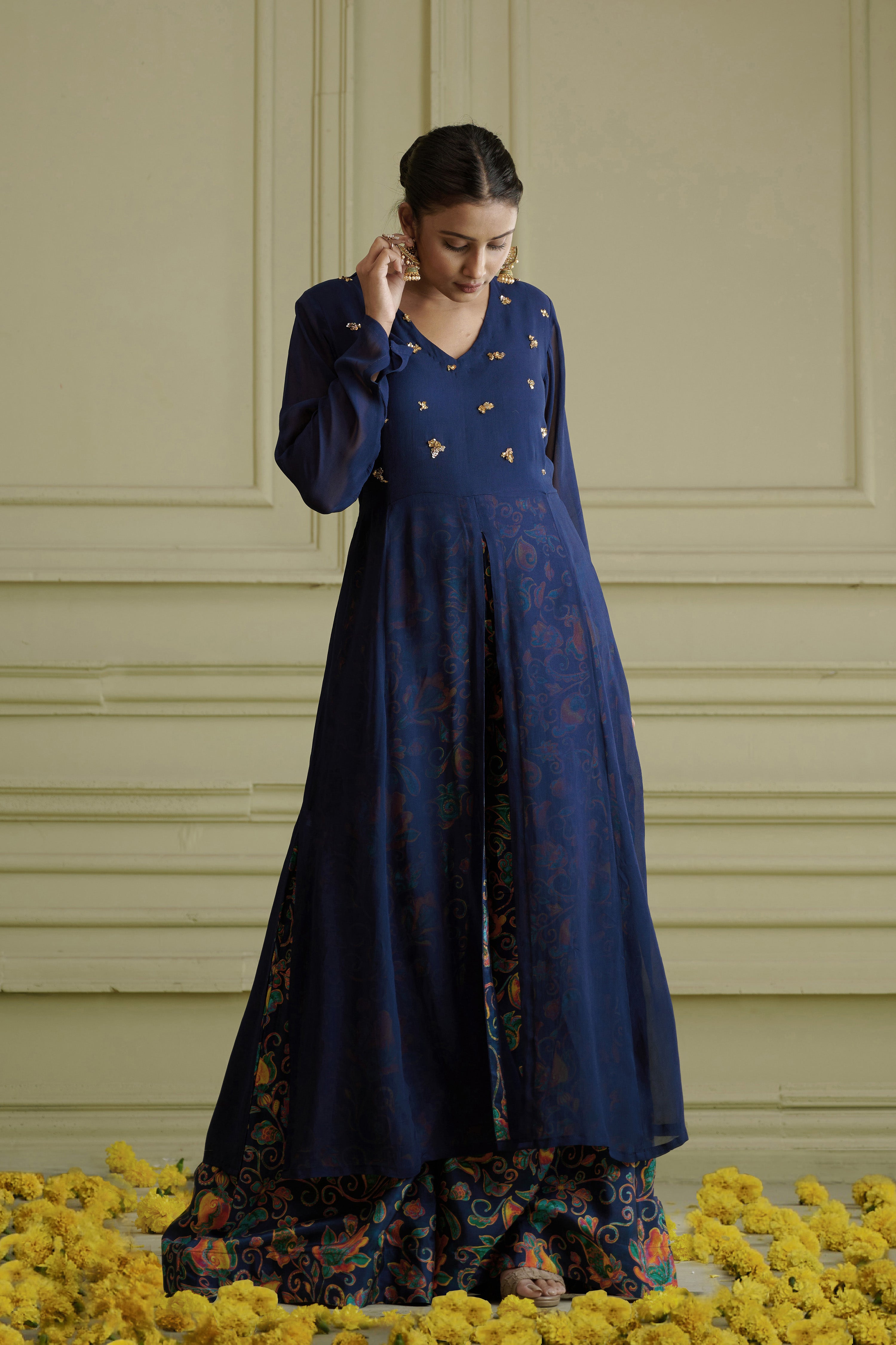 Maaya Midnight Blue Kurta Set