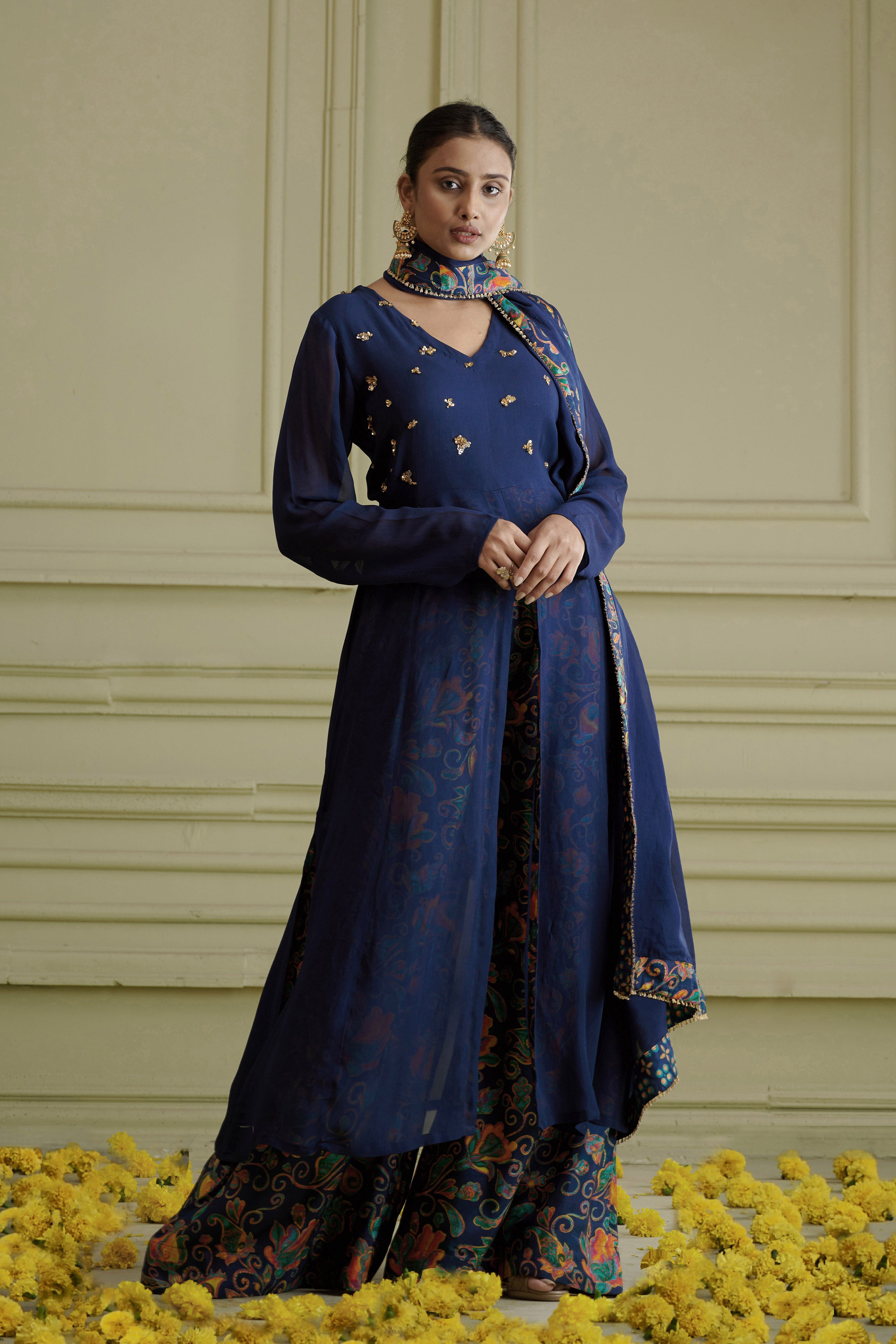 Maaya Midnight Blue Kurta Set