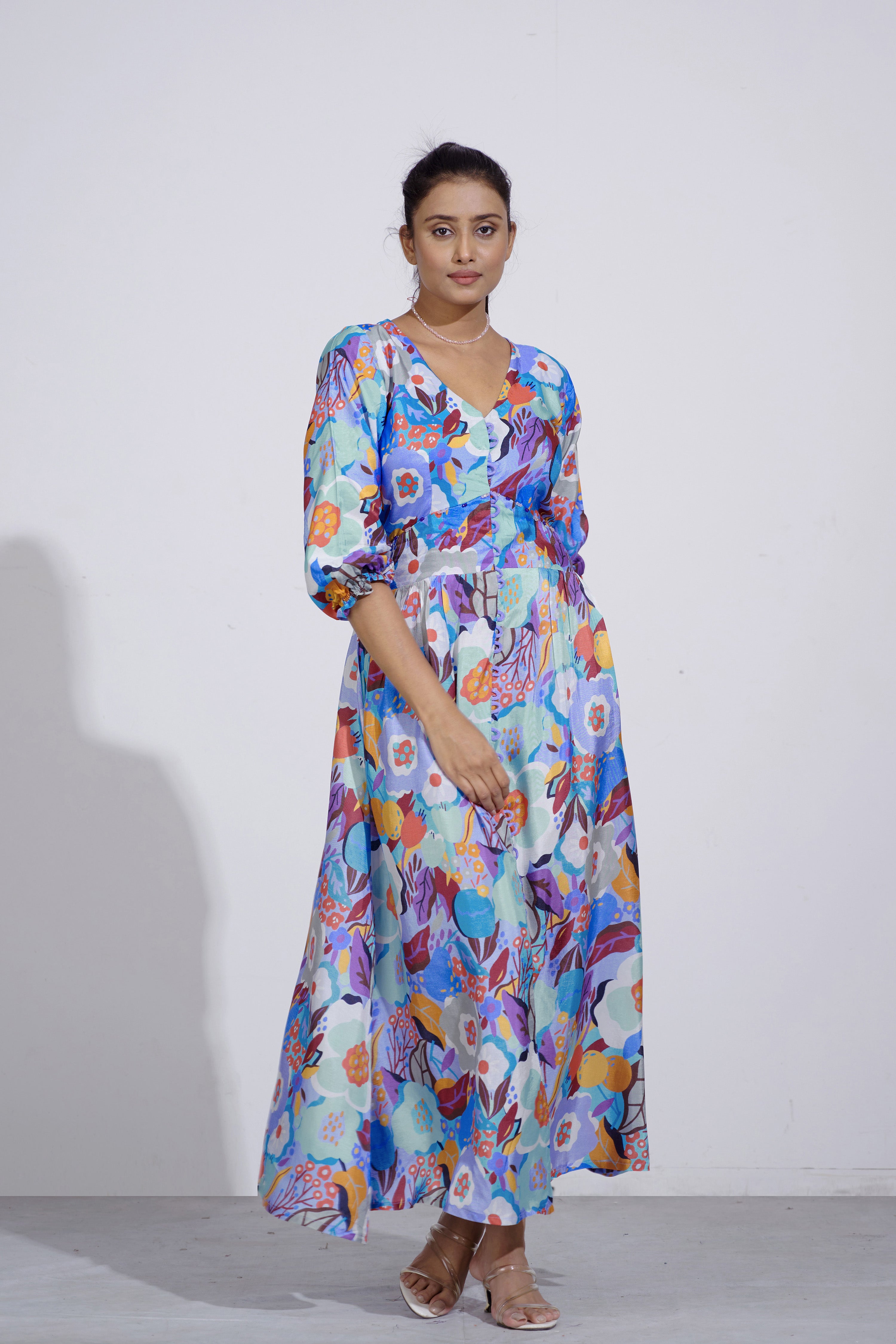 Gul Floral Printed Dress