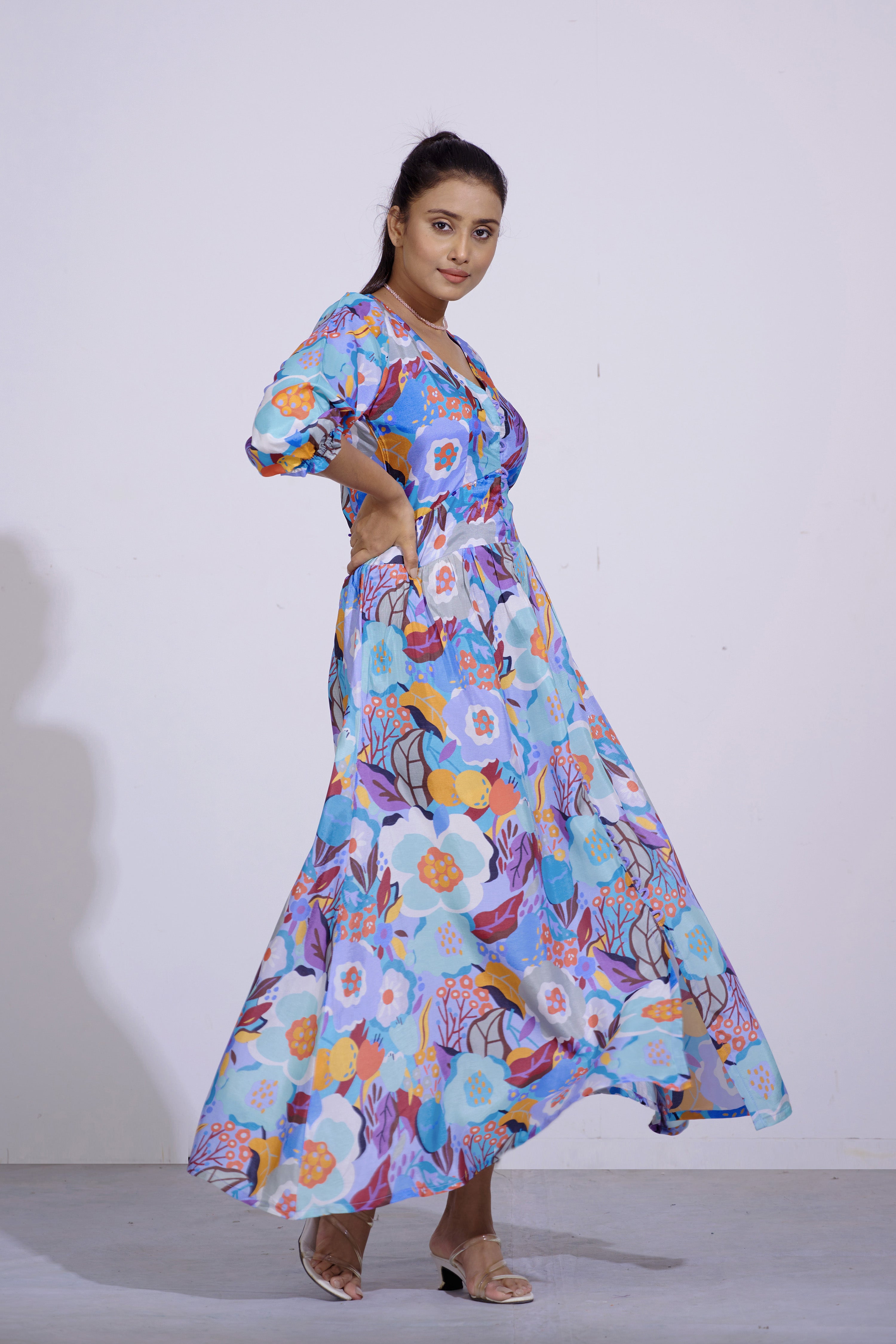 Gul Floral Printed Dress