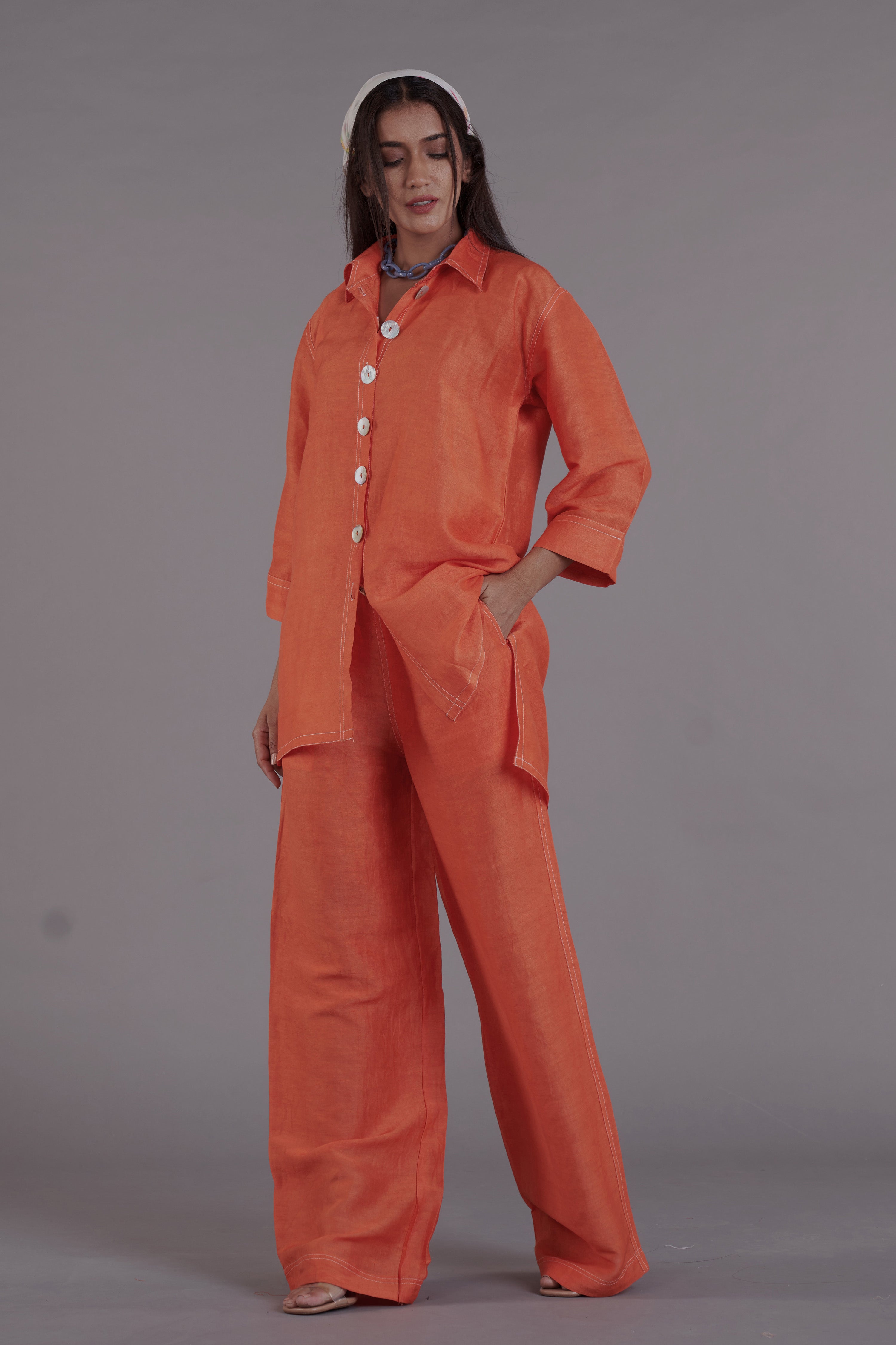 Asal Orange Co-ord Set