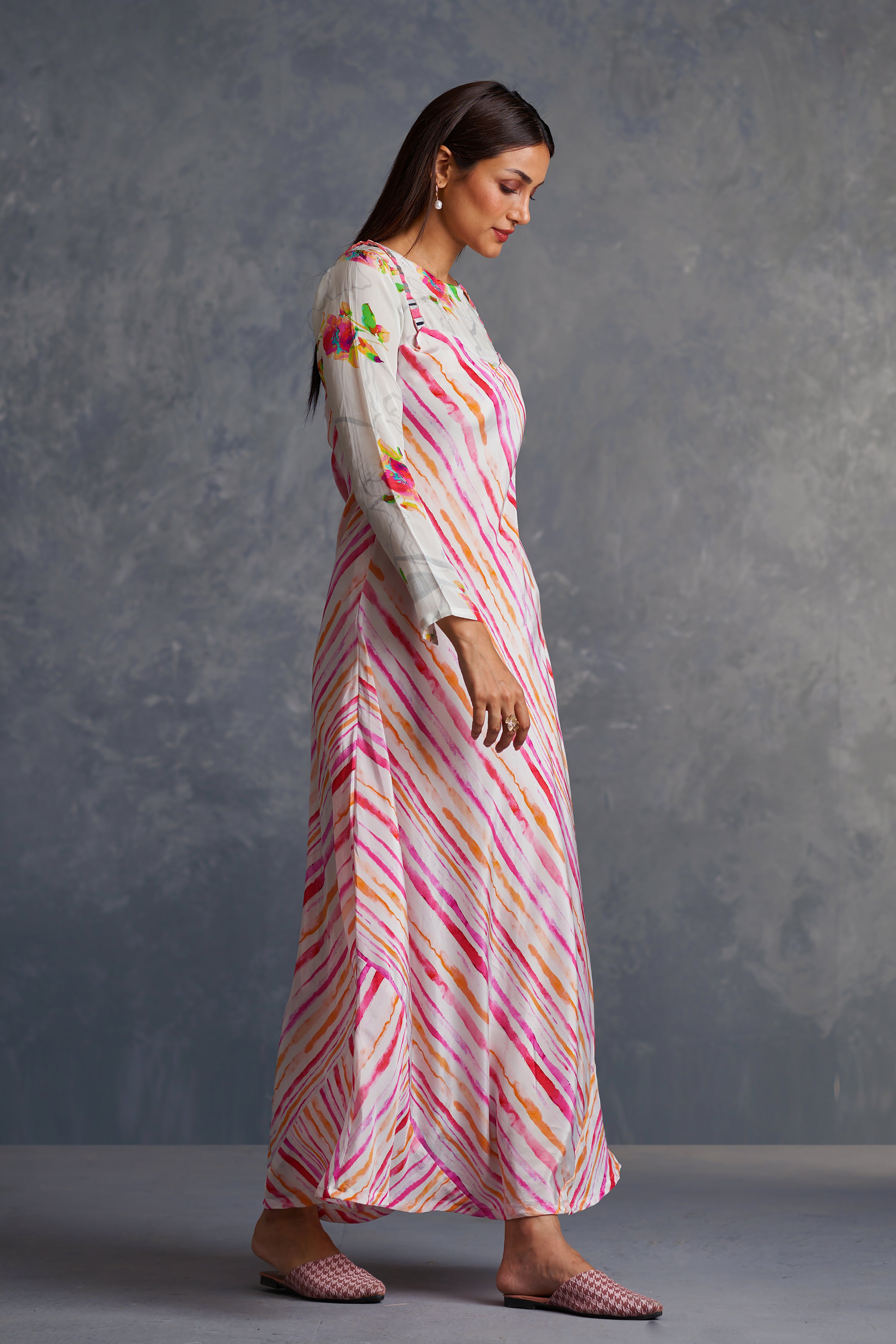 Blossomm Dress And Cape Set