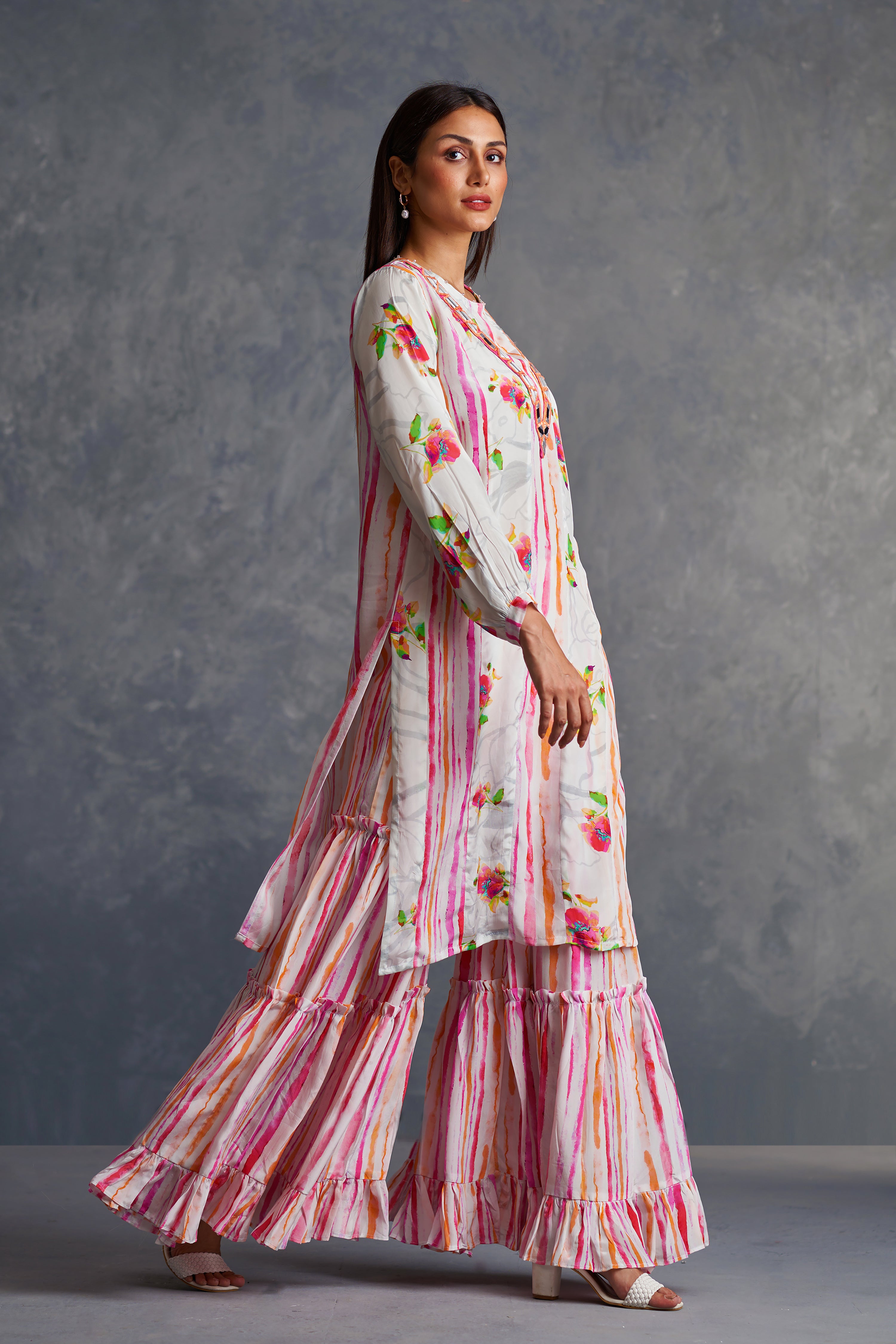 Blossomm Printed Sharara Set