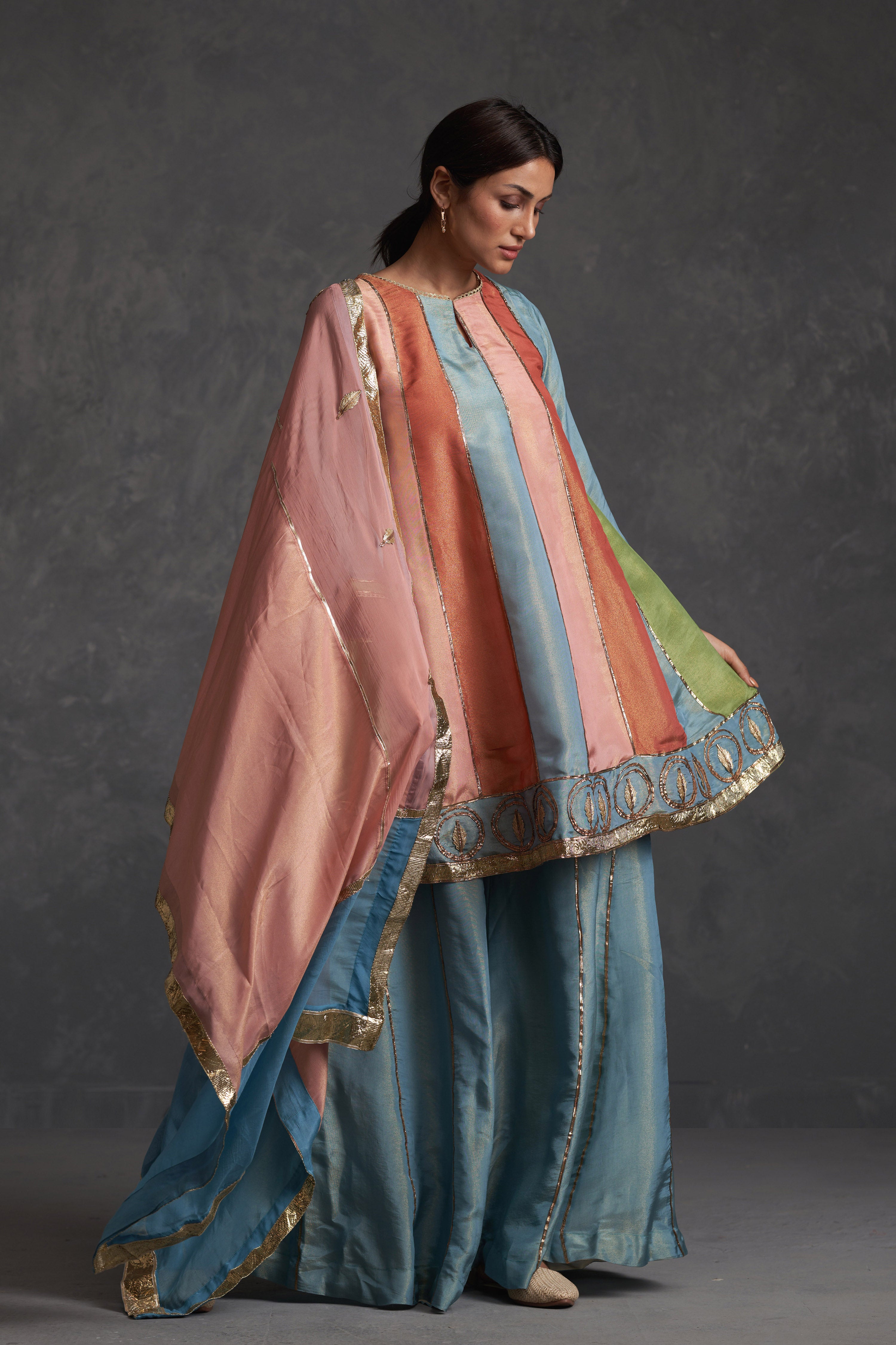 Sunehri Flared Kurta Set