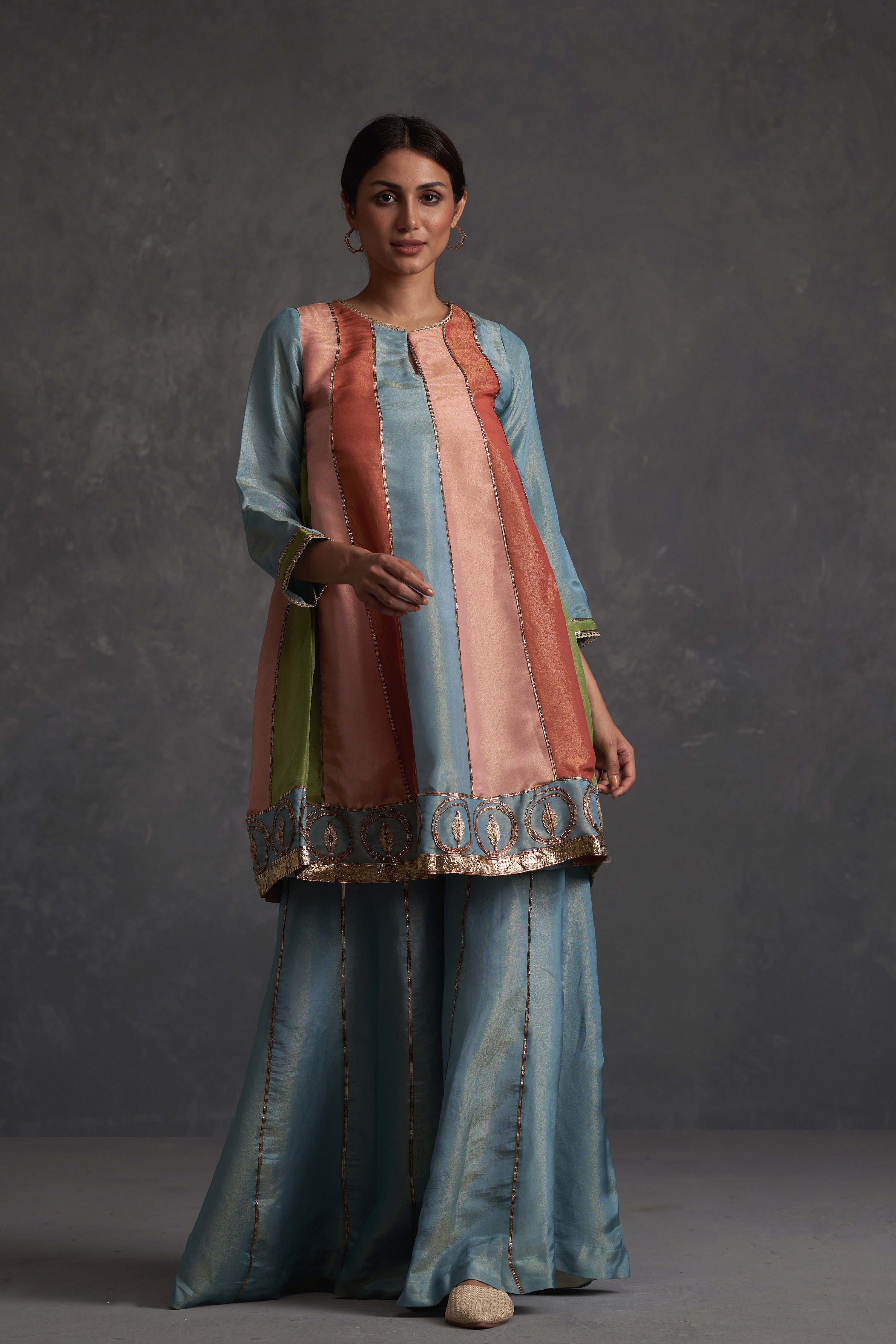 Sunehri Flared Kurta Set