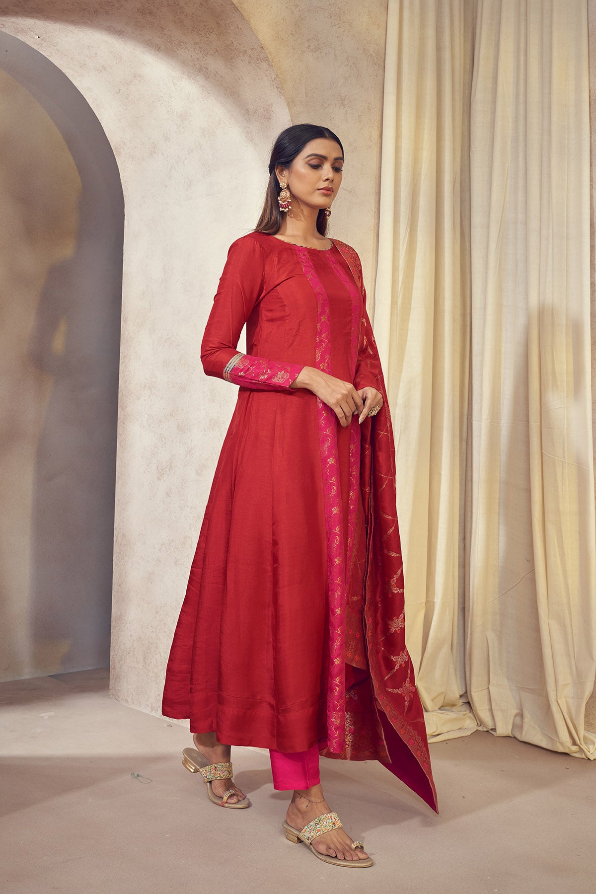 Tehzeeb Anarkali set