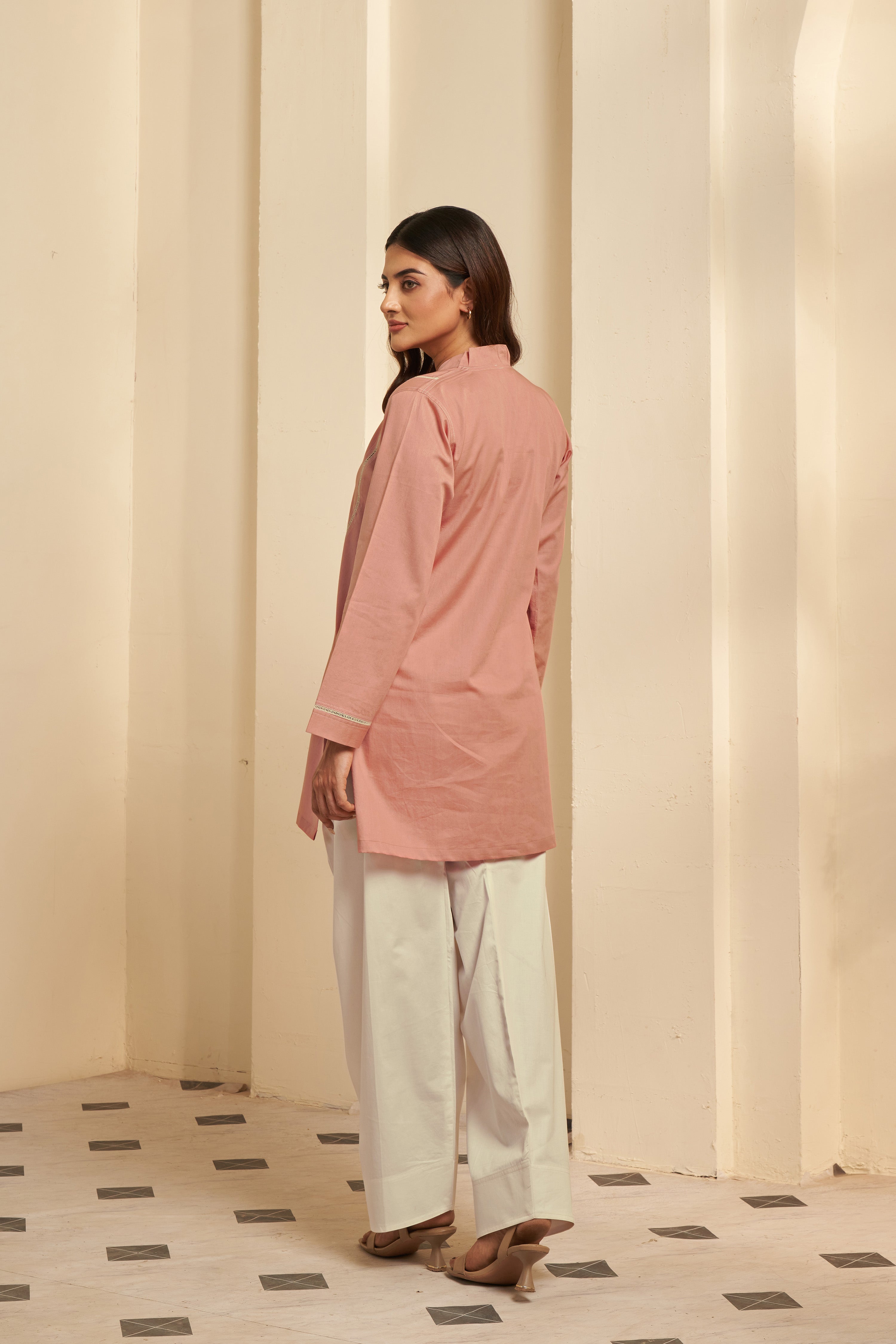 Pink Farshi Salwar Set