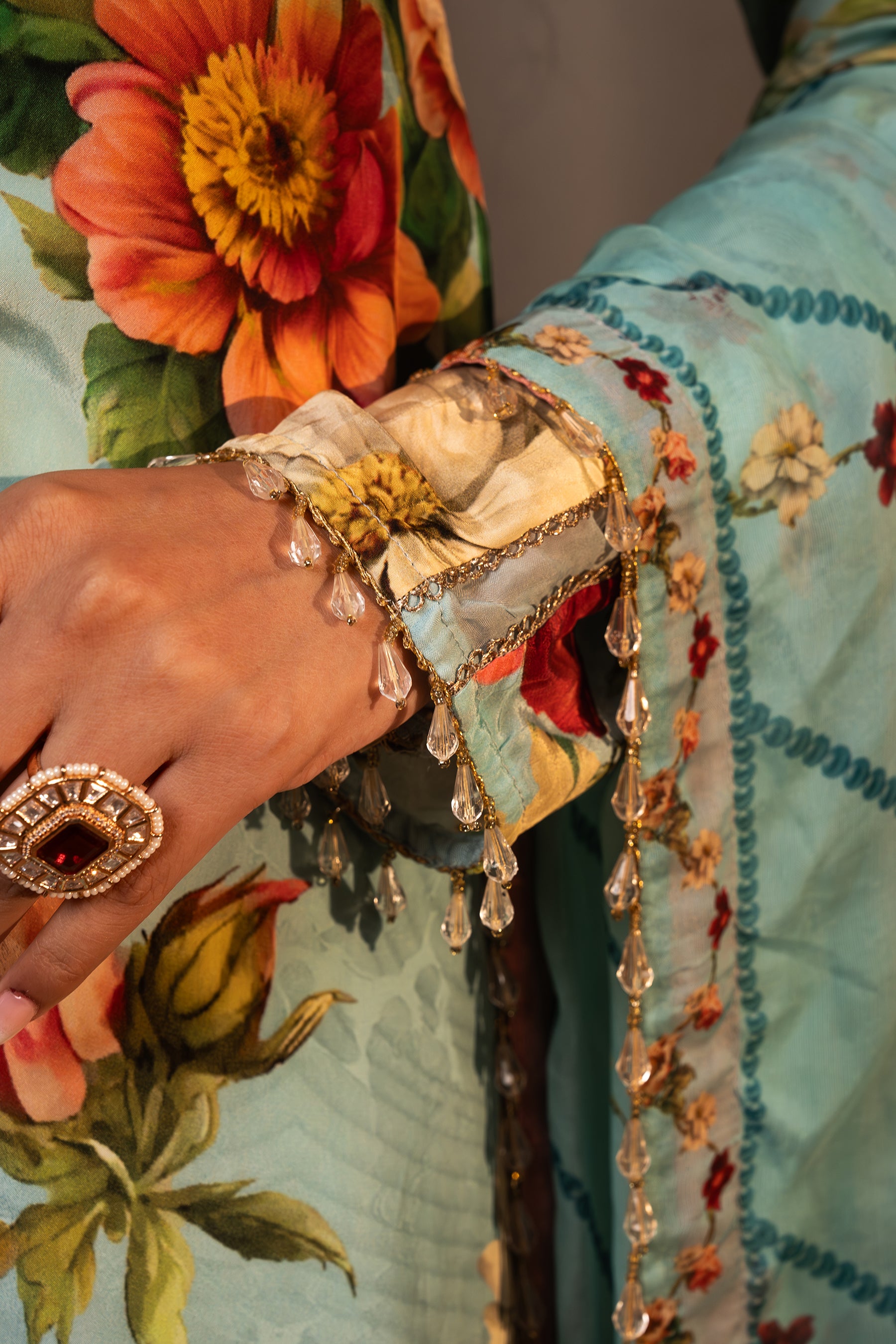 Powder Blue Kurta Set