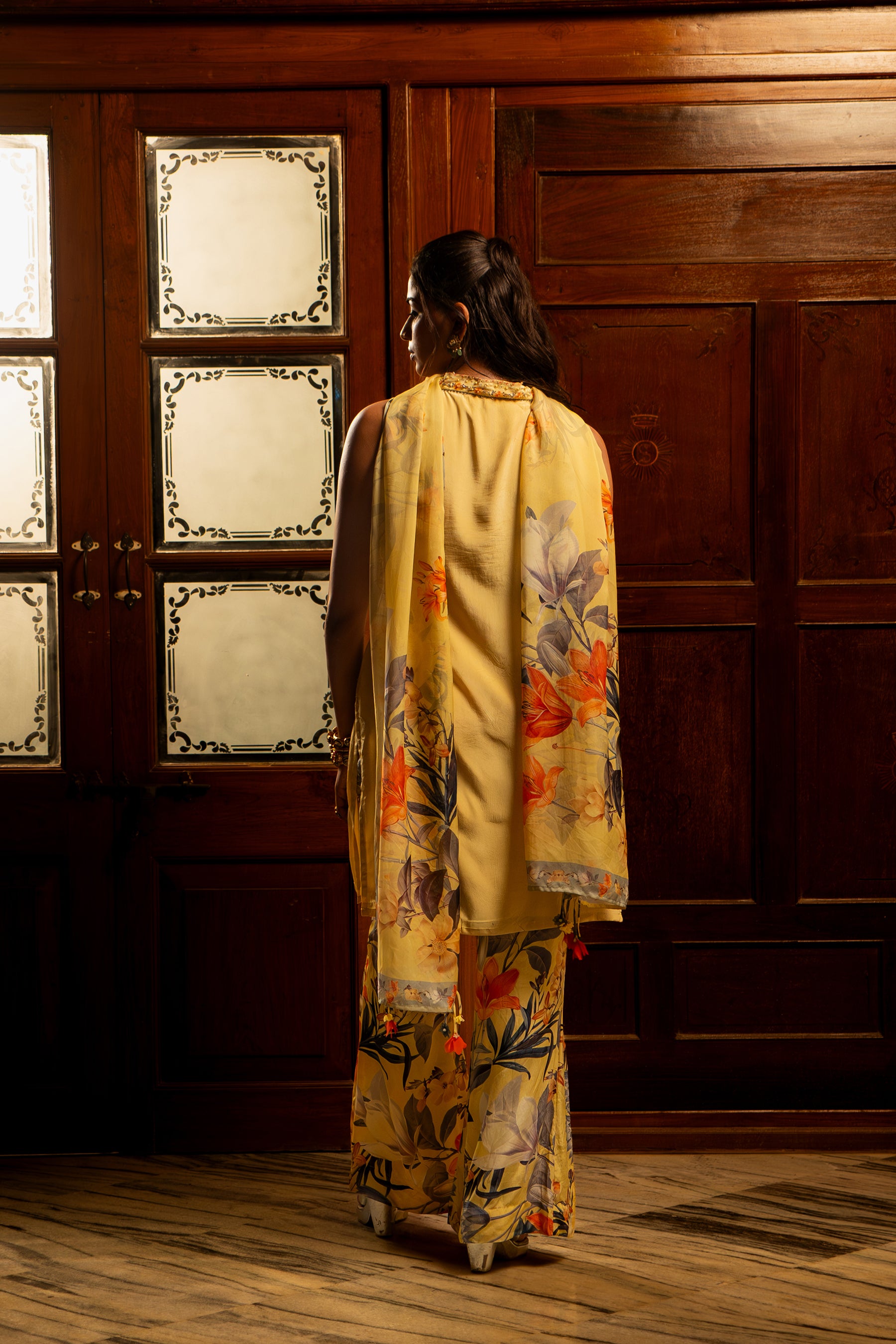 Misted Yellow Kurta Set