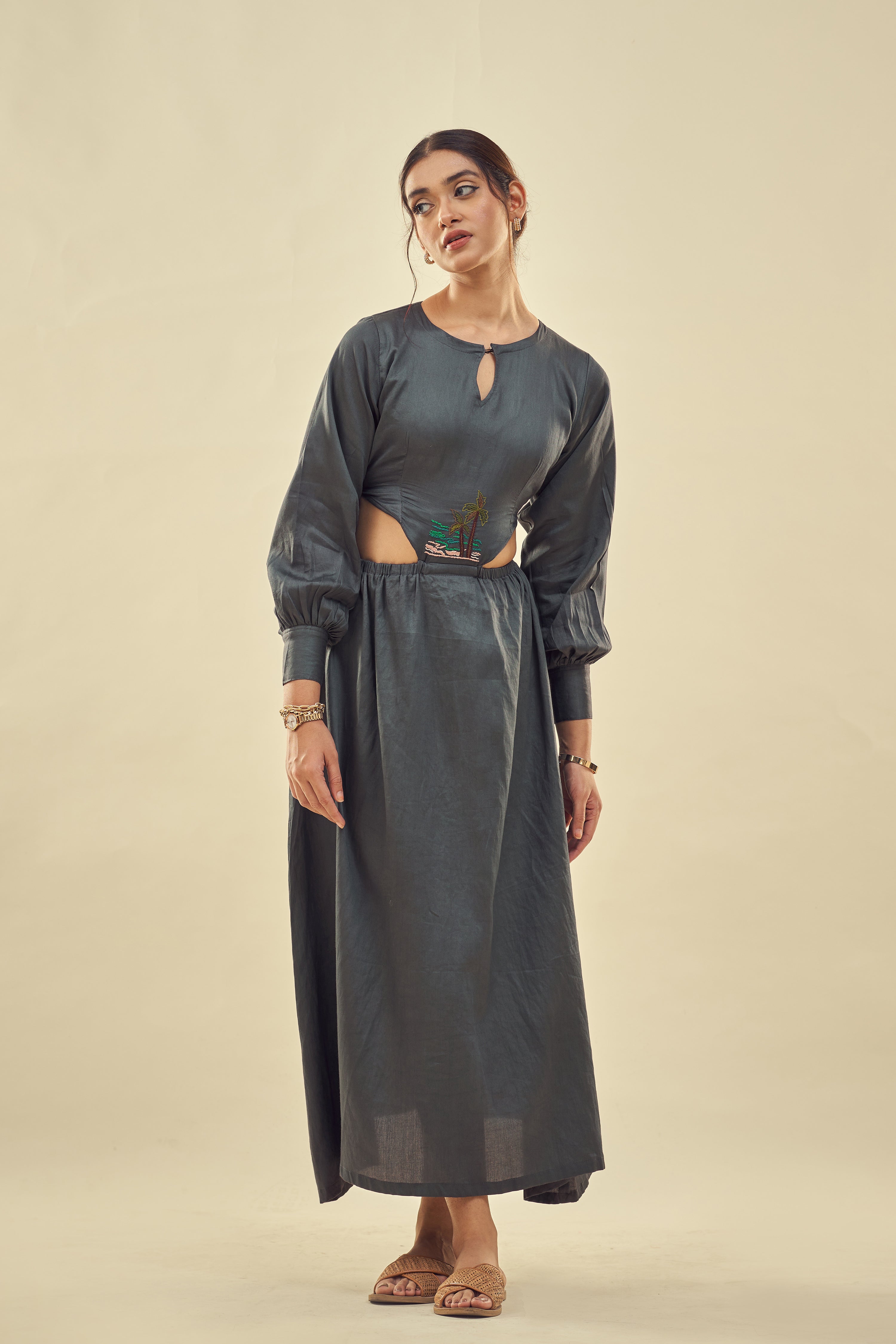 Summer Paradise Cut Out Maxi Dress