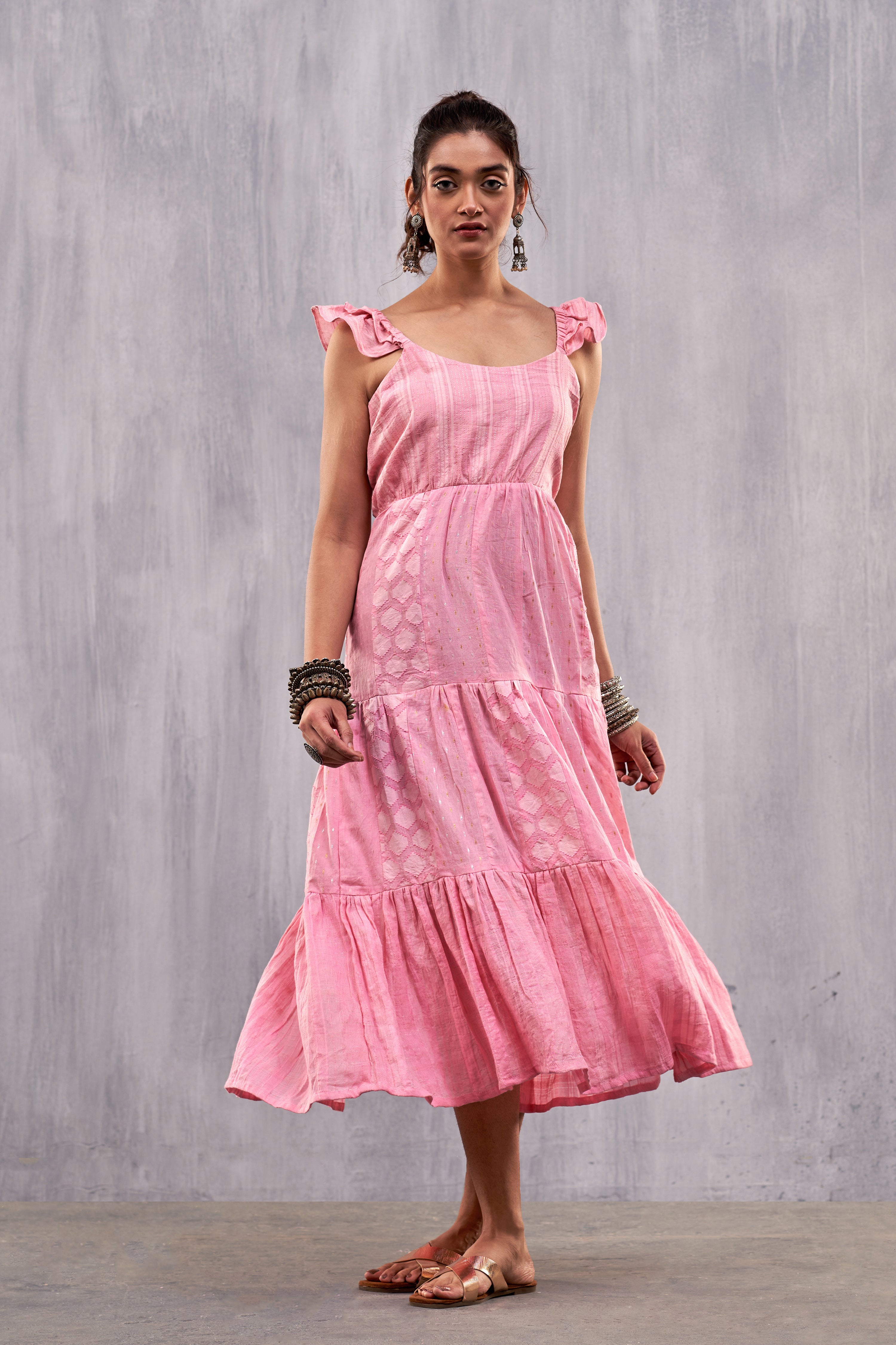 Ulfat Taffy Pink Maxi Dress