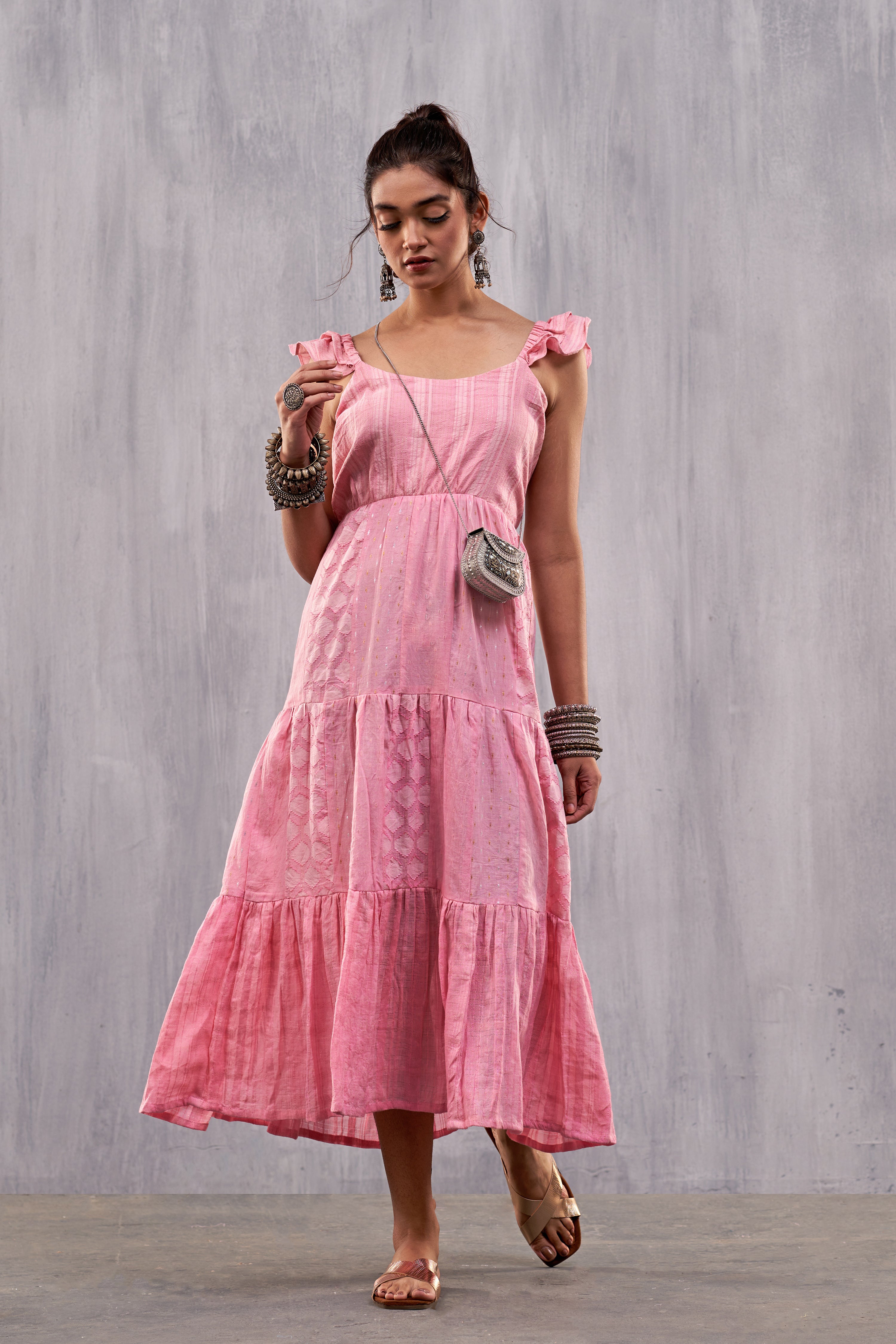 Ulfat Taffy Pink Maxi Dress