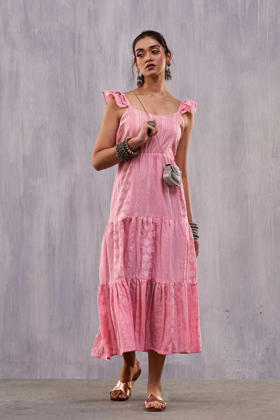Ulfat Taffy Pink Maxi Dress