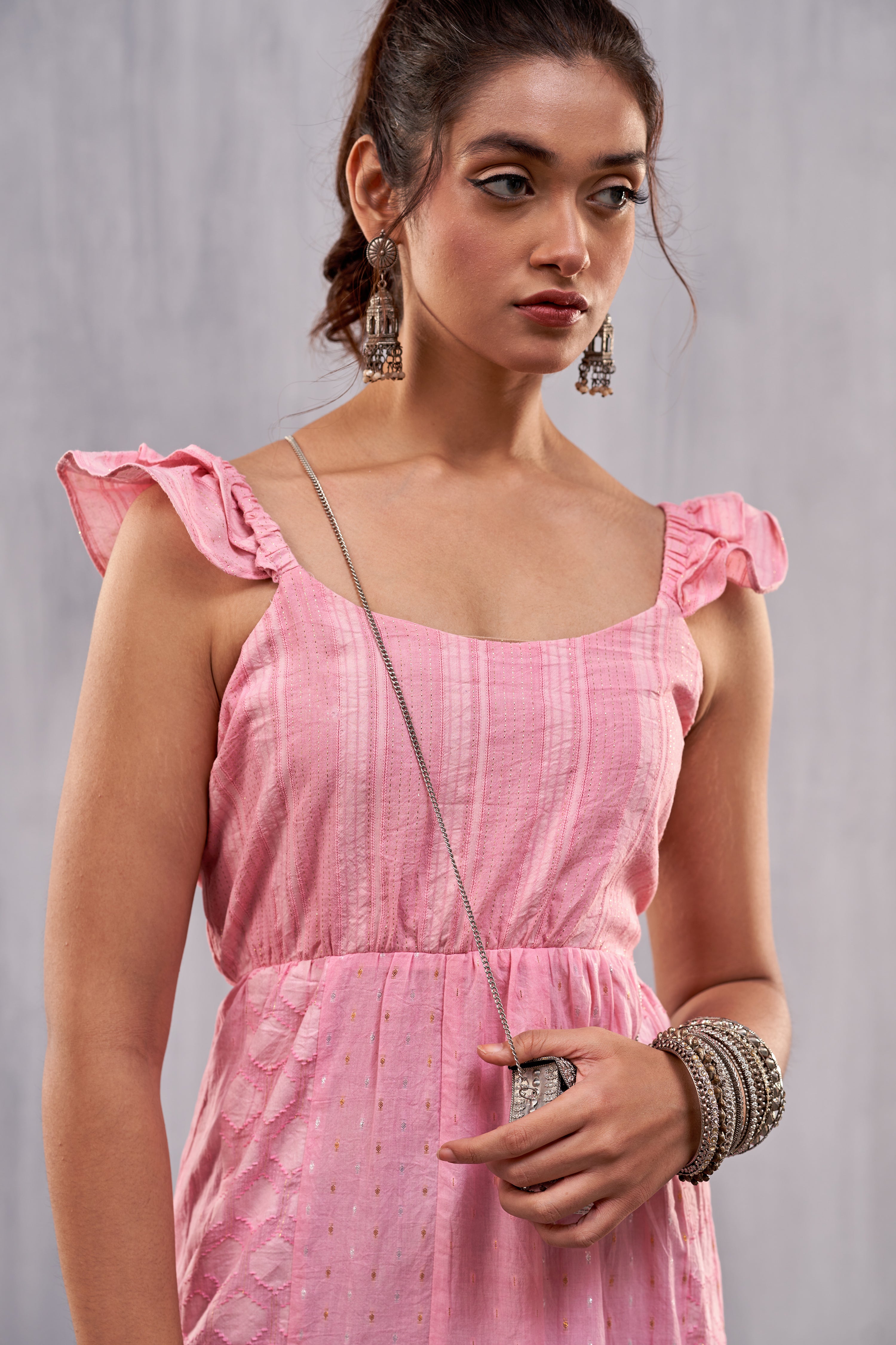 Ulfat Taffy Pink Maxi Dress