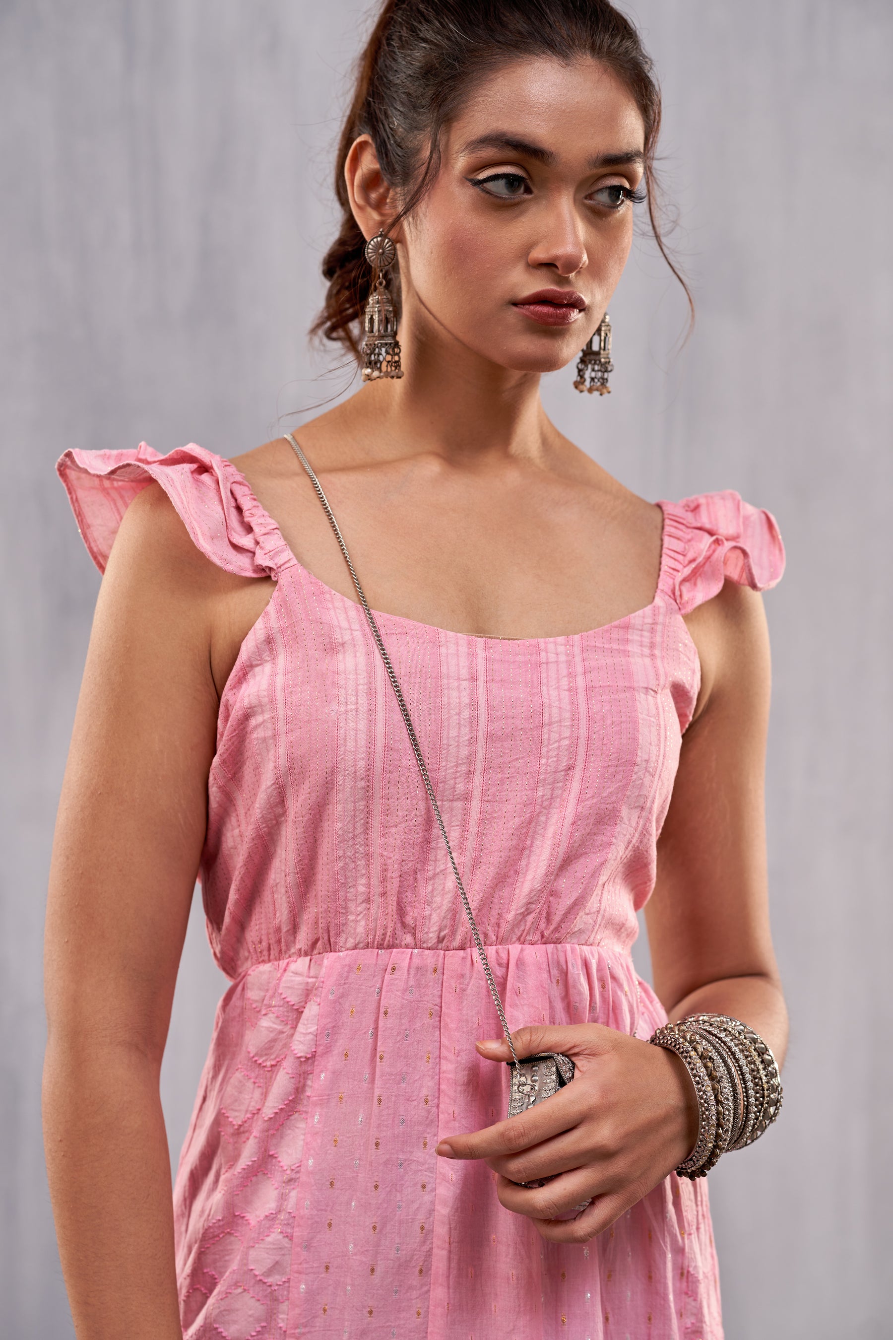 Ulfat Taffy Pink Maxi Dress