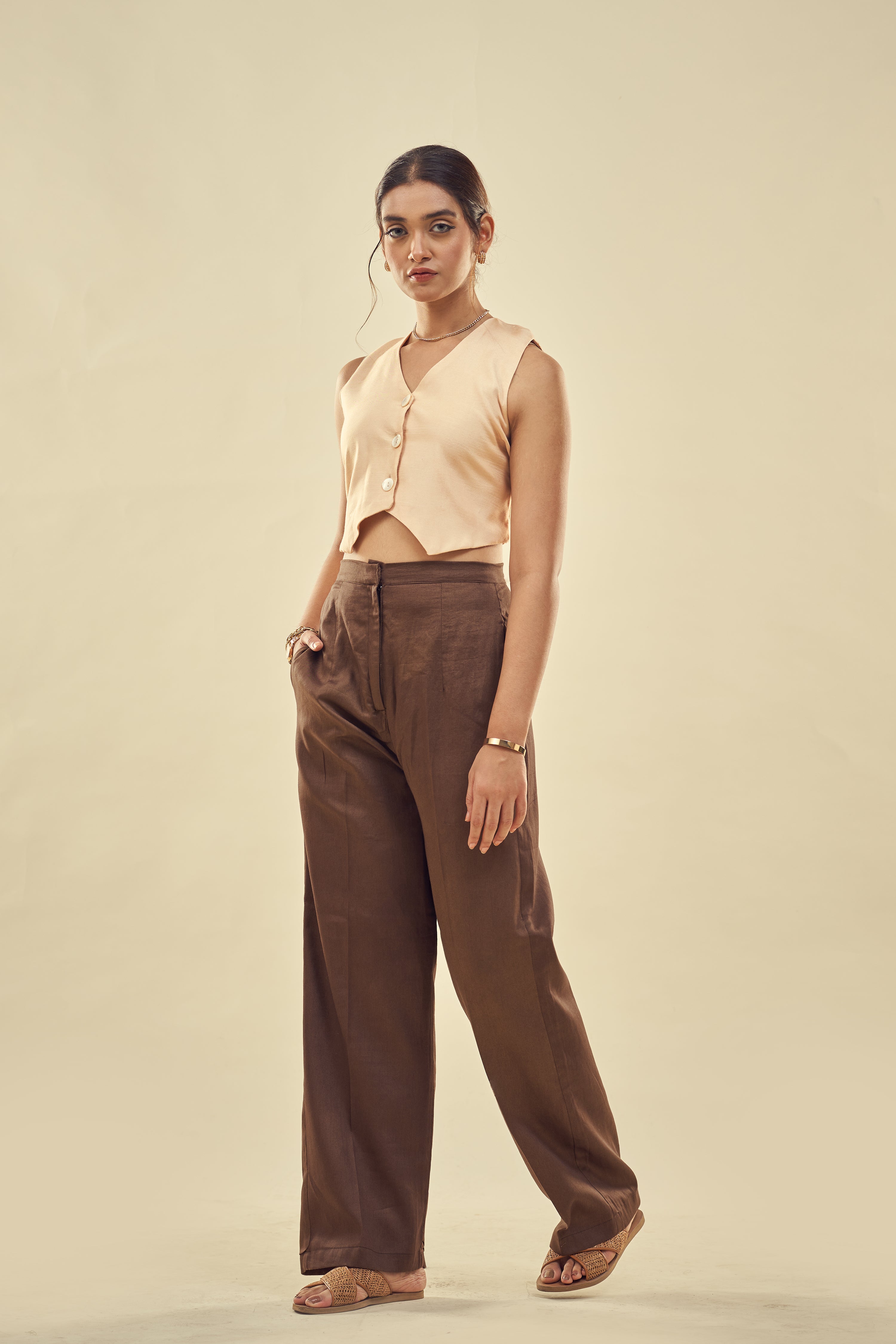 Summer Paradise Waist Coat And Trouser Set