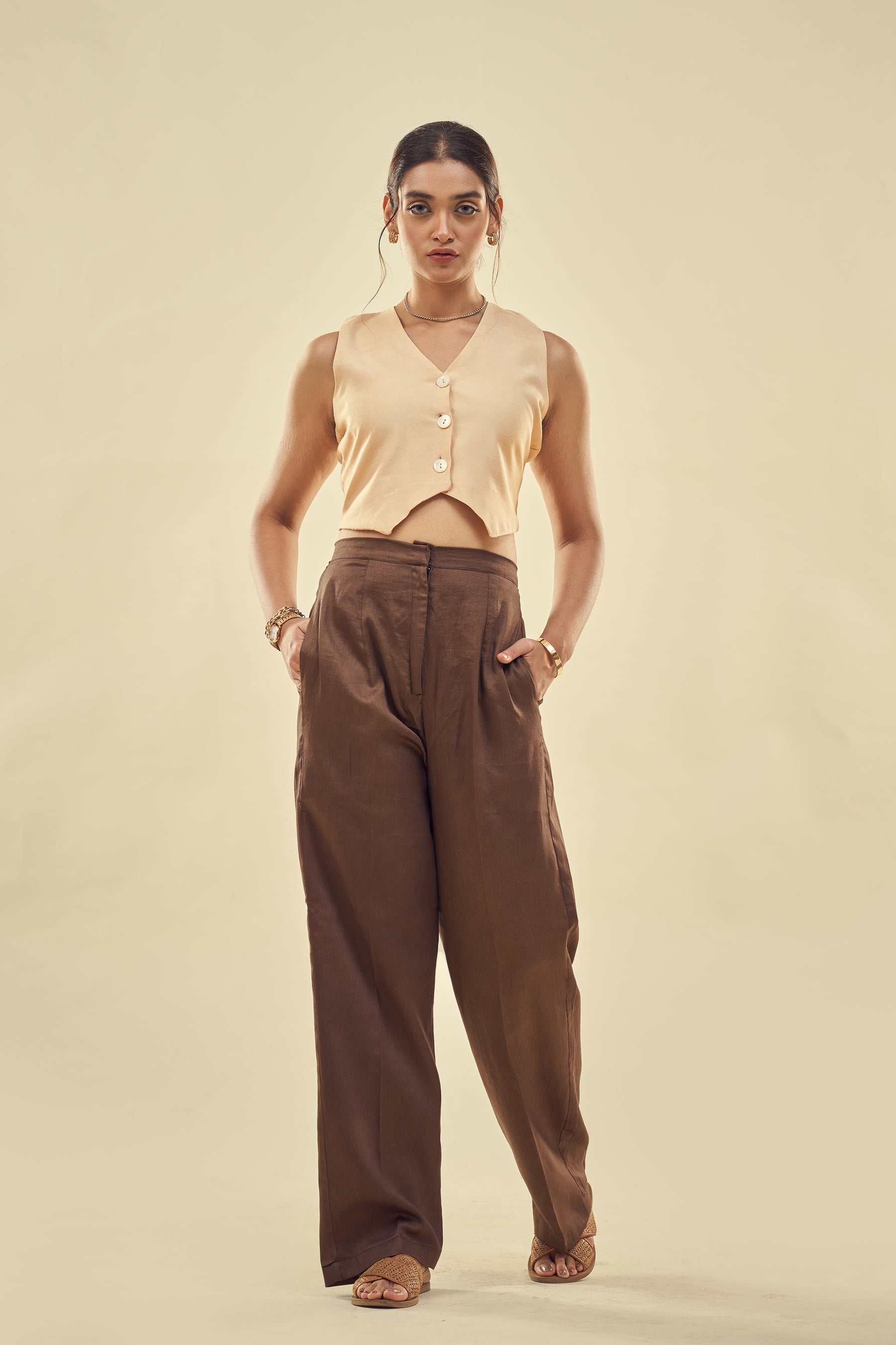 Summer Paradise Waist Coat And Trouser Set