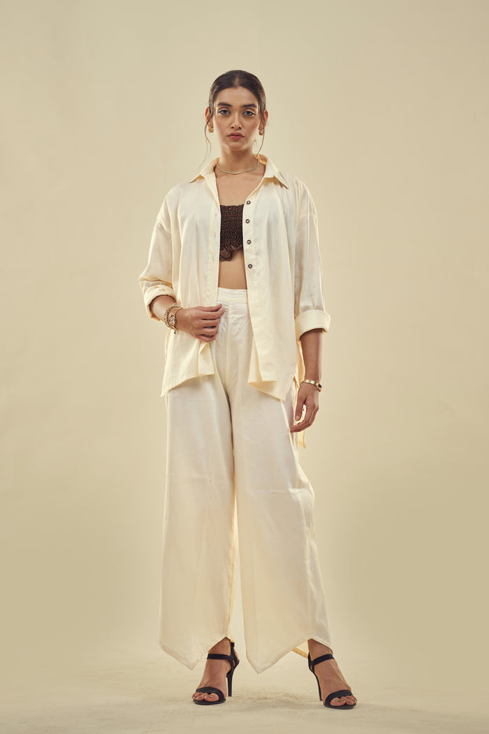 Summer Paradise Off-white Co-ord Set