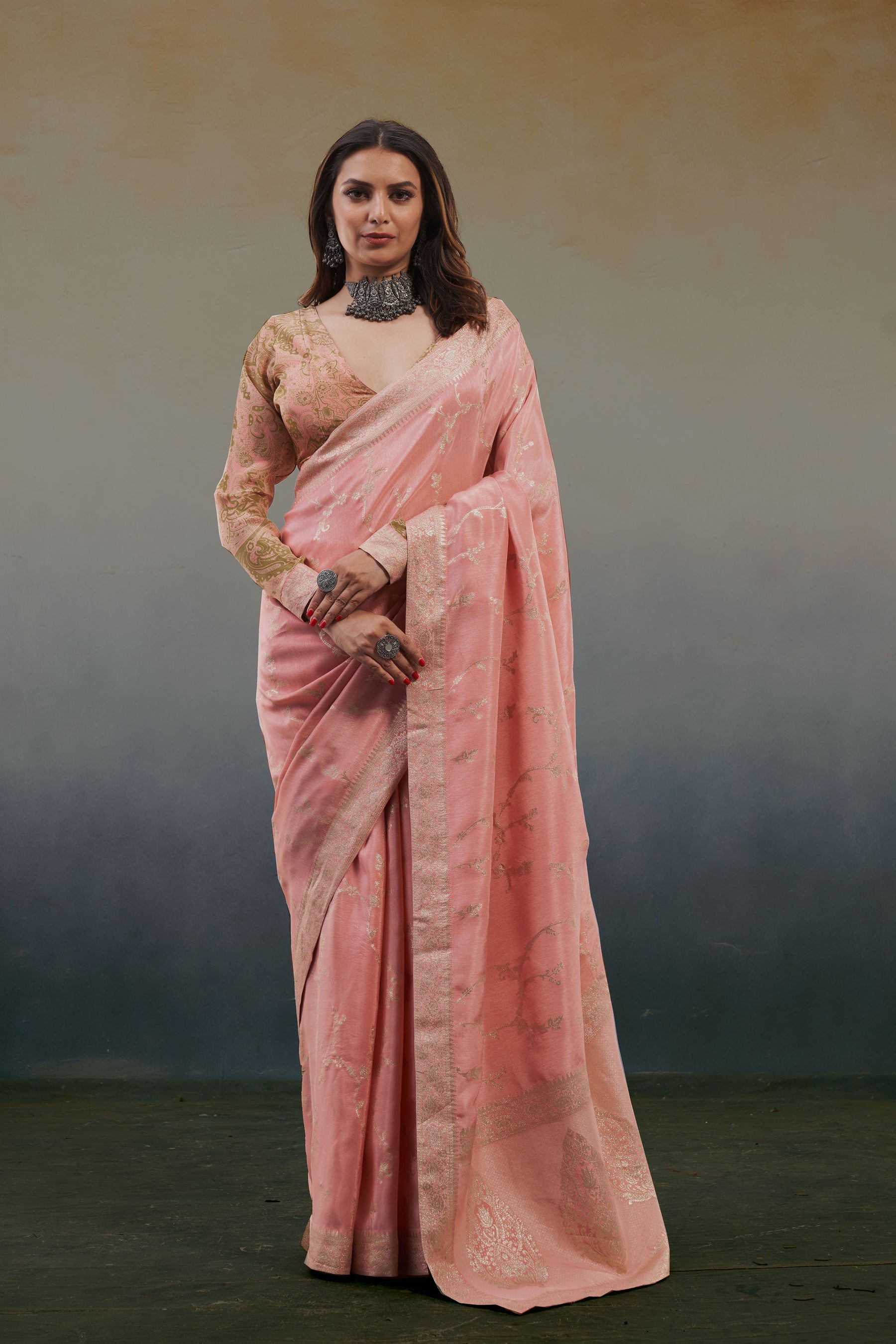 Noor Jacquard Saree
