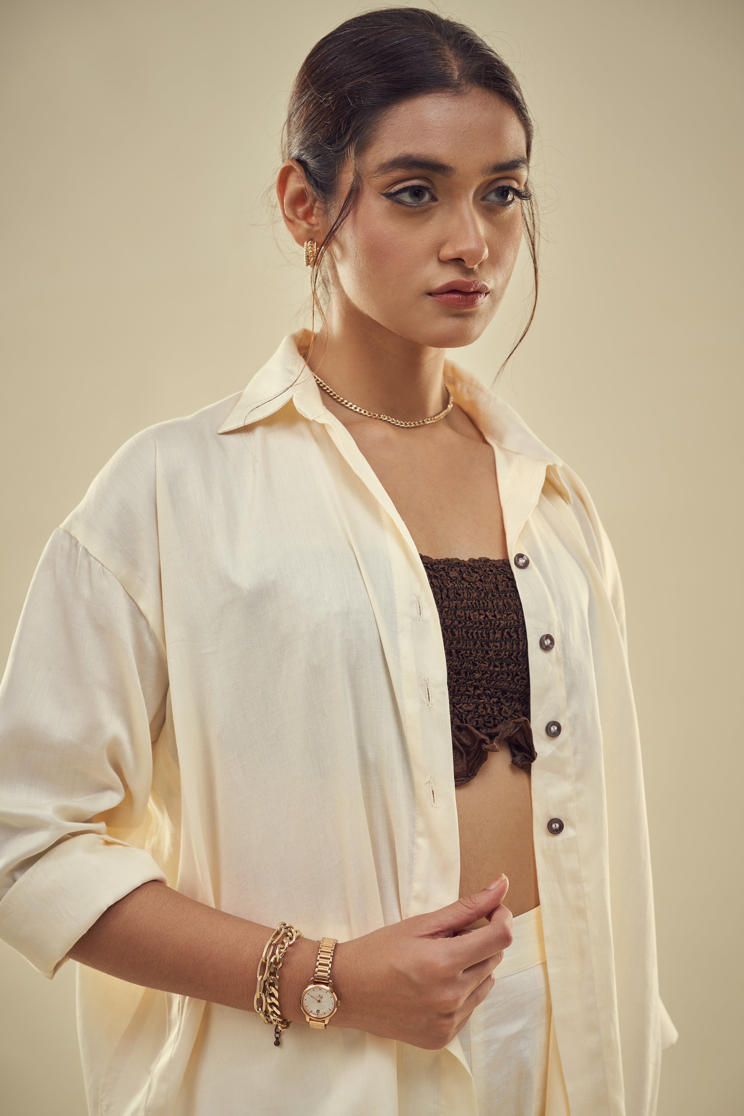 Summer Paradise Off-white Co-ord Set