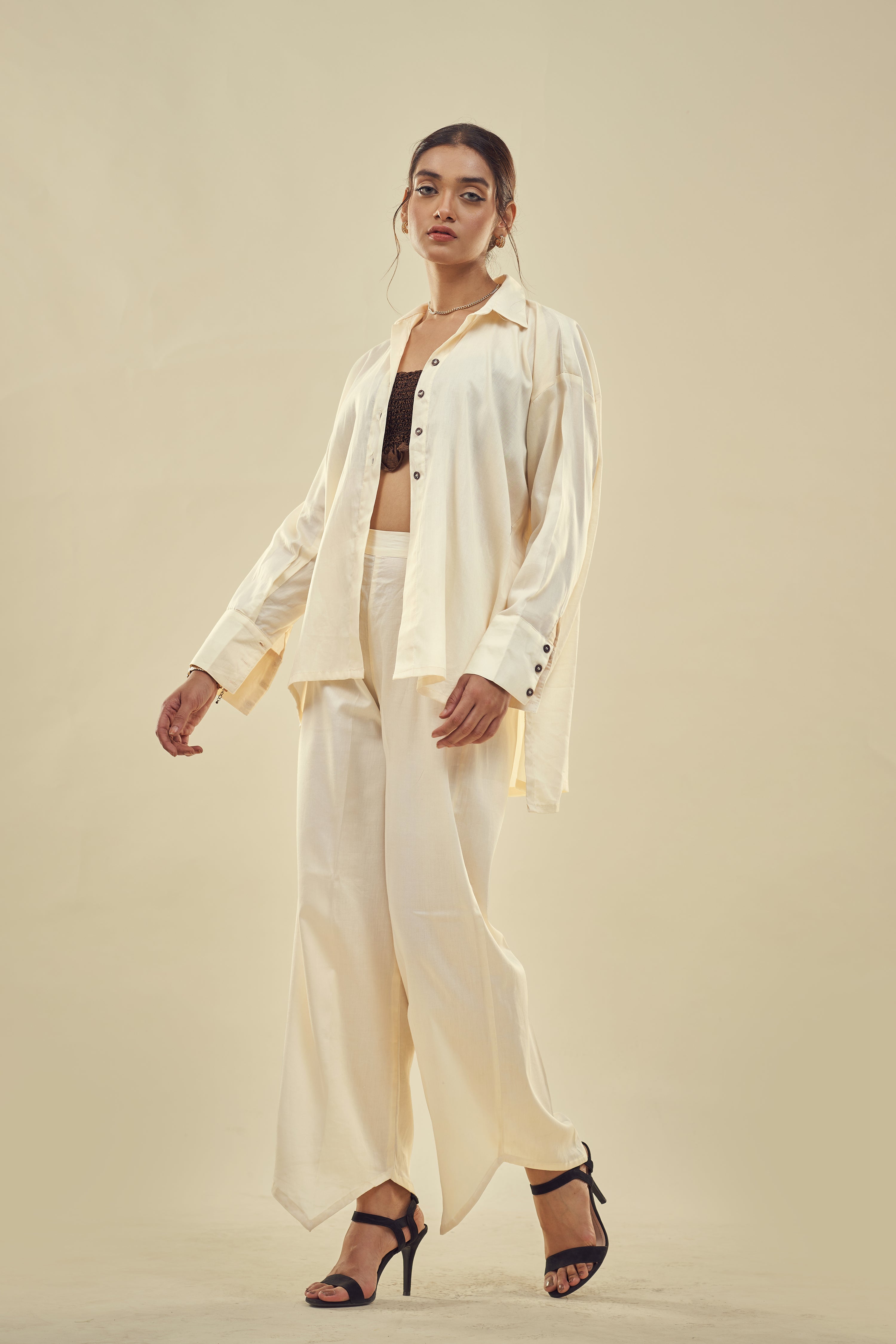 Summer Paradise Off-white Co-ord Set