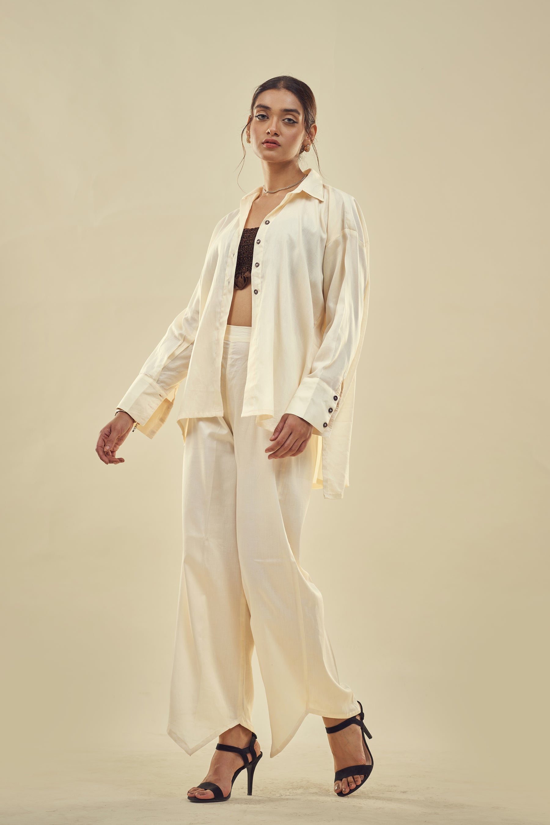 Summer Paradise Off-white Co-ord Set