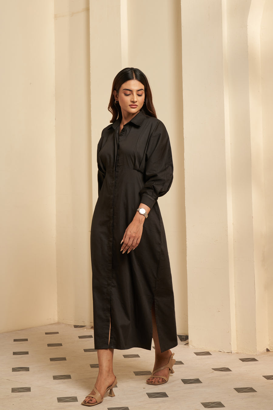Black Shirt Dress
