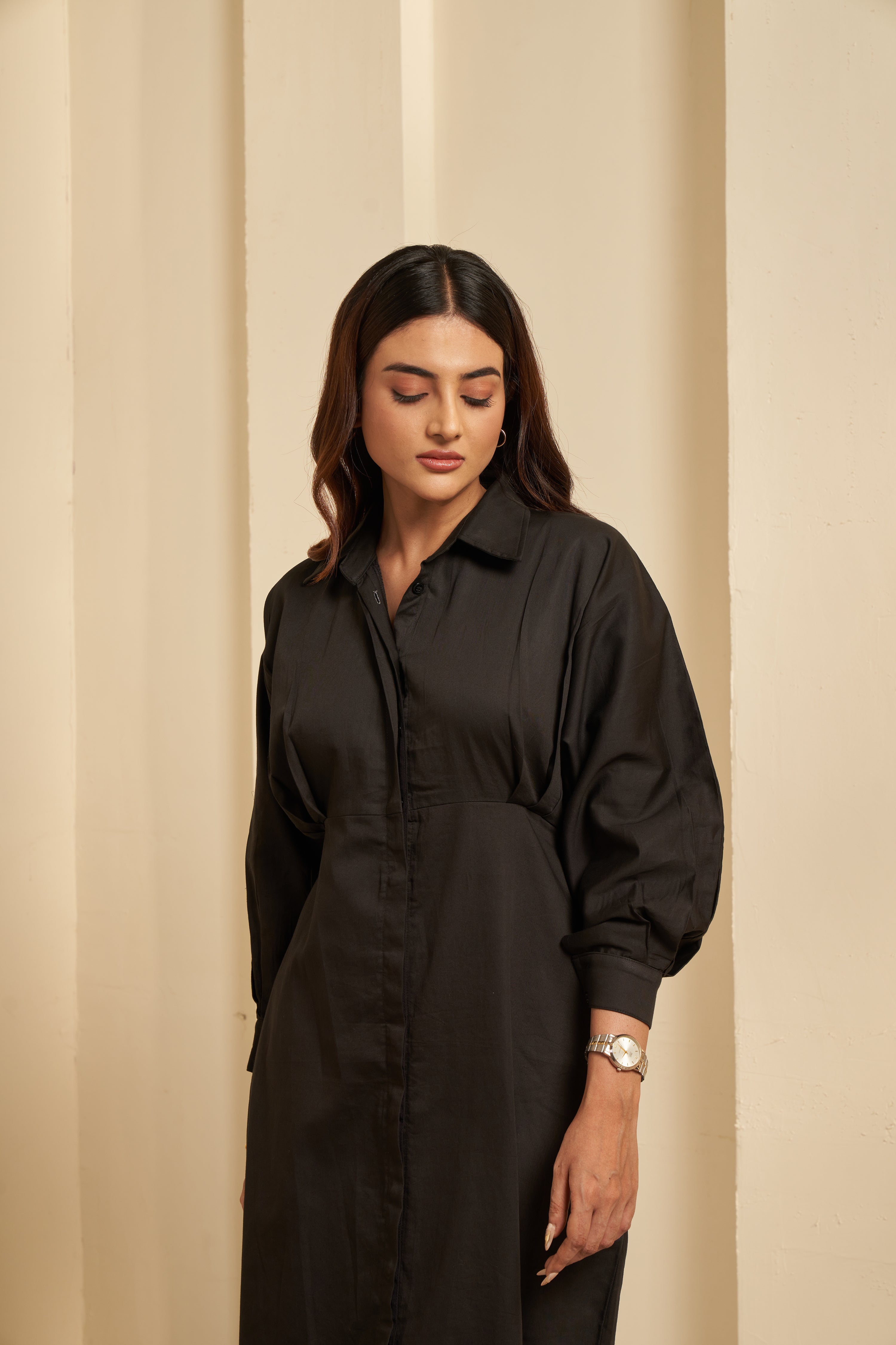Black Shirt Dress