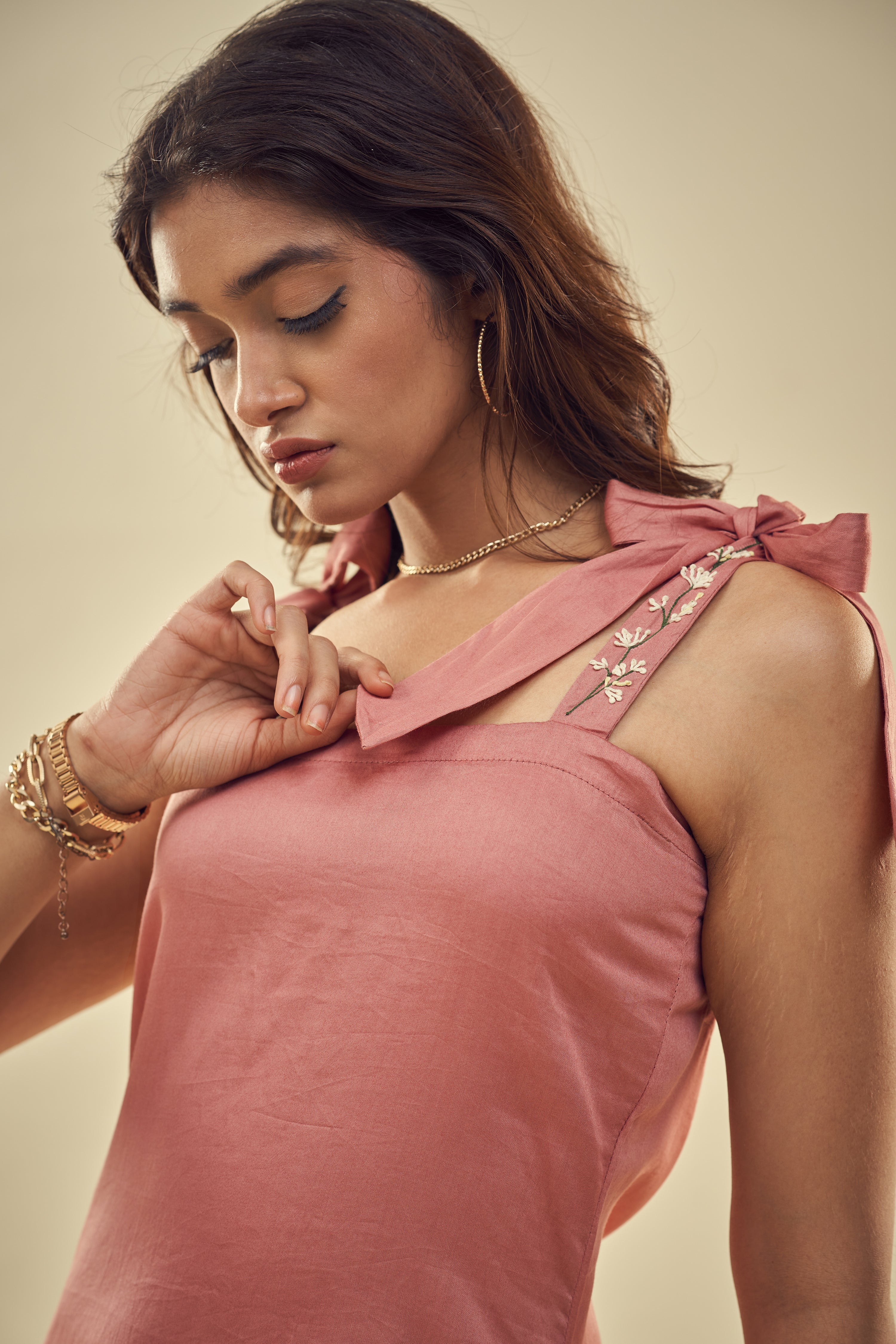 Summer Paradise Mauve Pink Dress