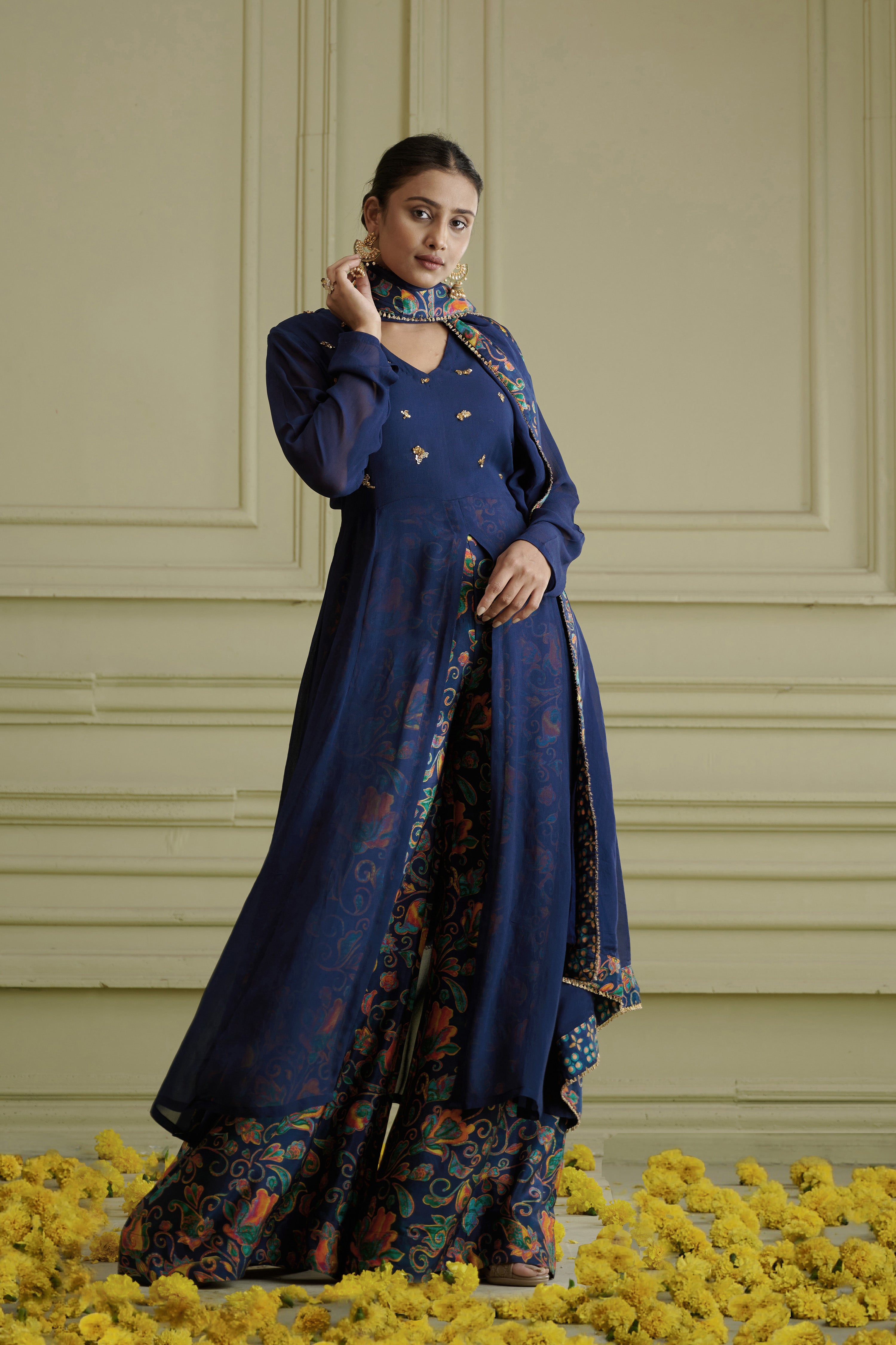 Maaya Midnight Blue Kurta Set