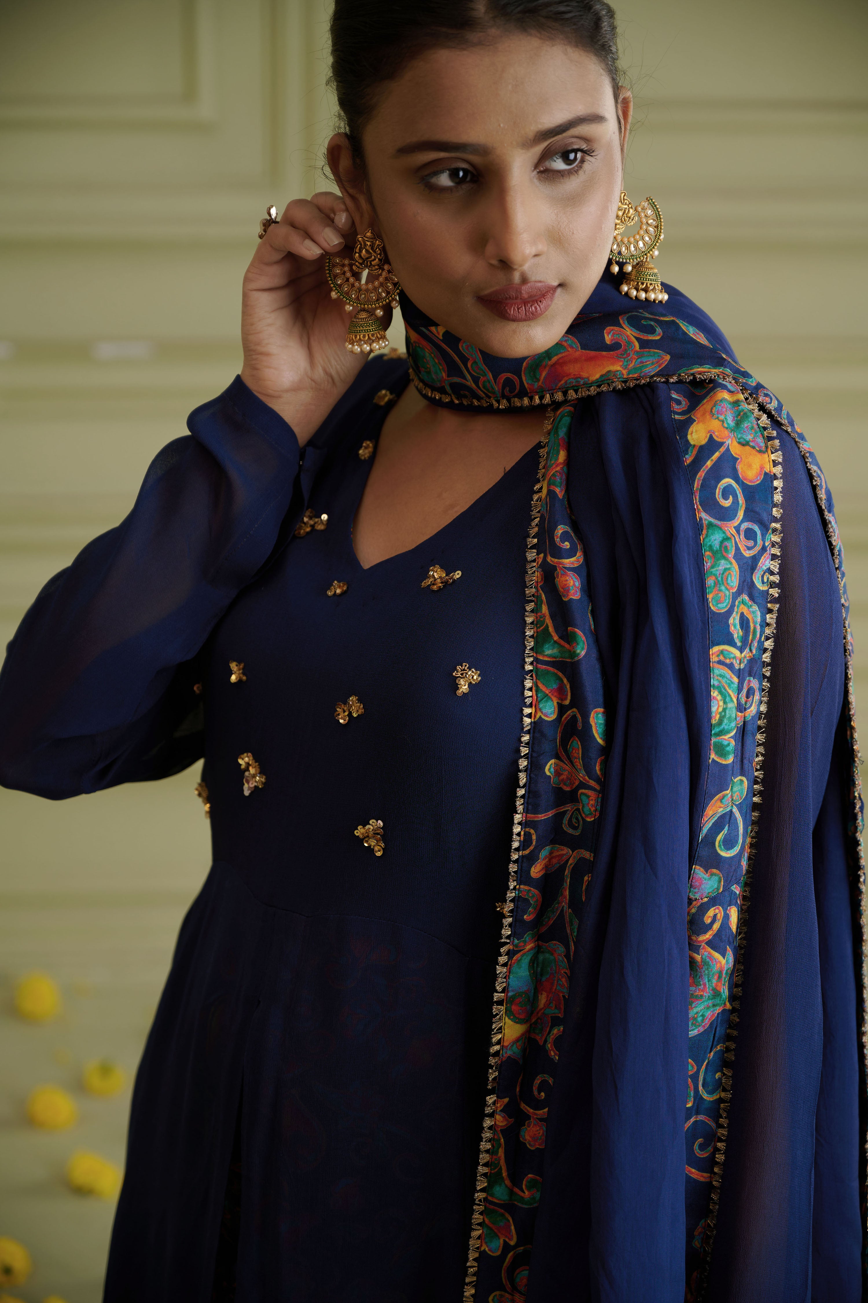 Maaya Midnight Blue Kurta Set