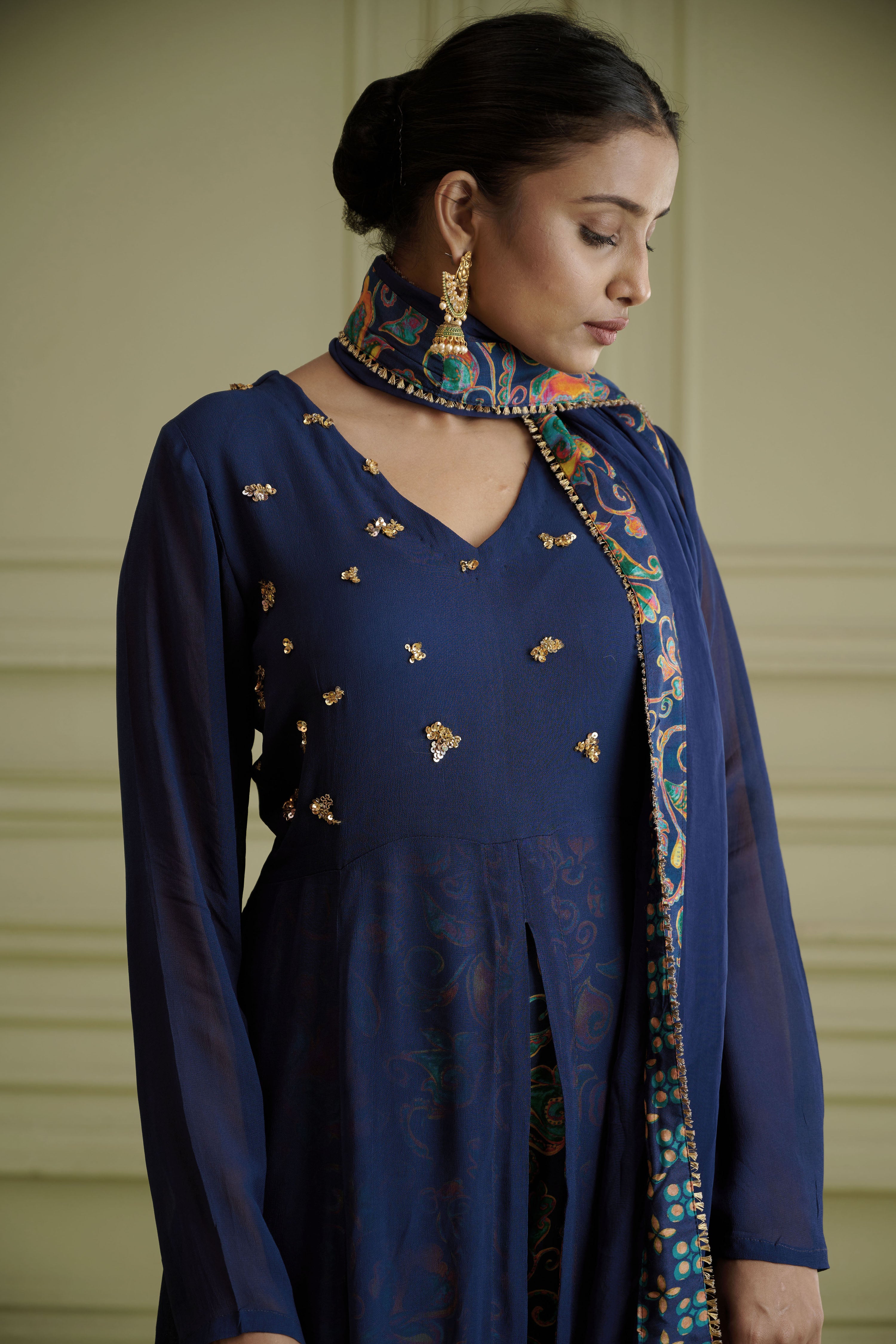 Maaya Midnight Blue Kurta Set