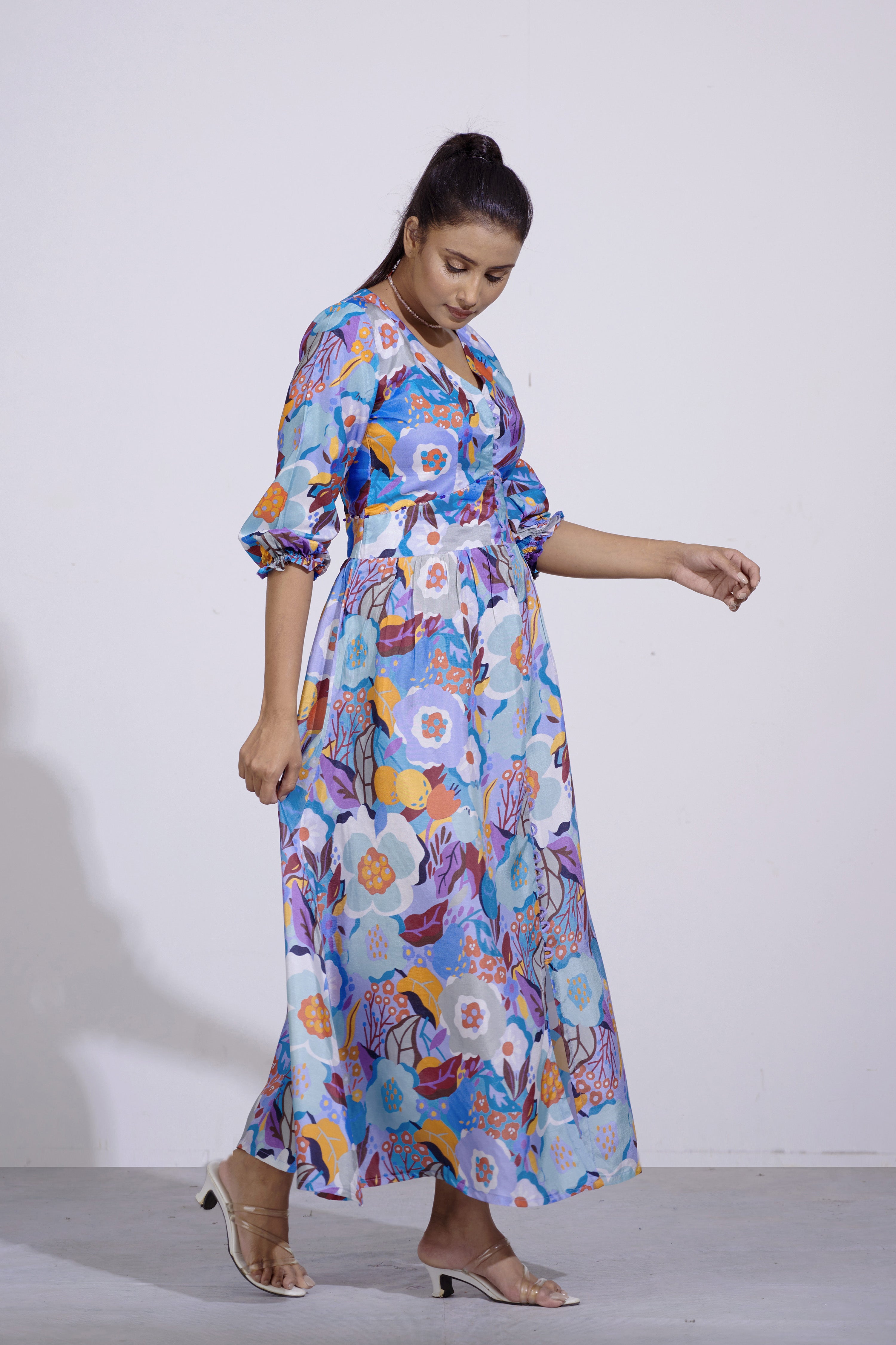 Gul Floral Printed Dress