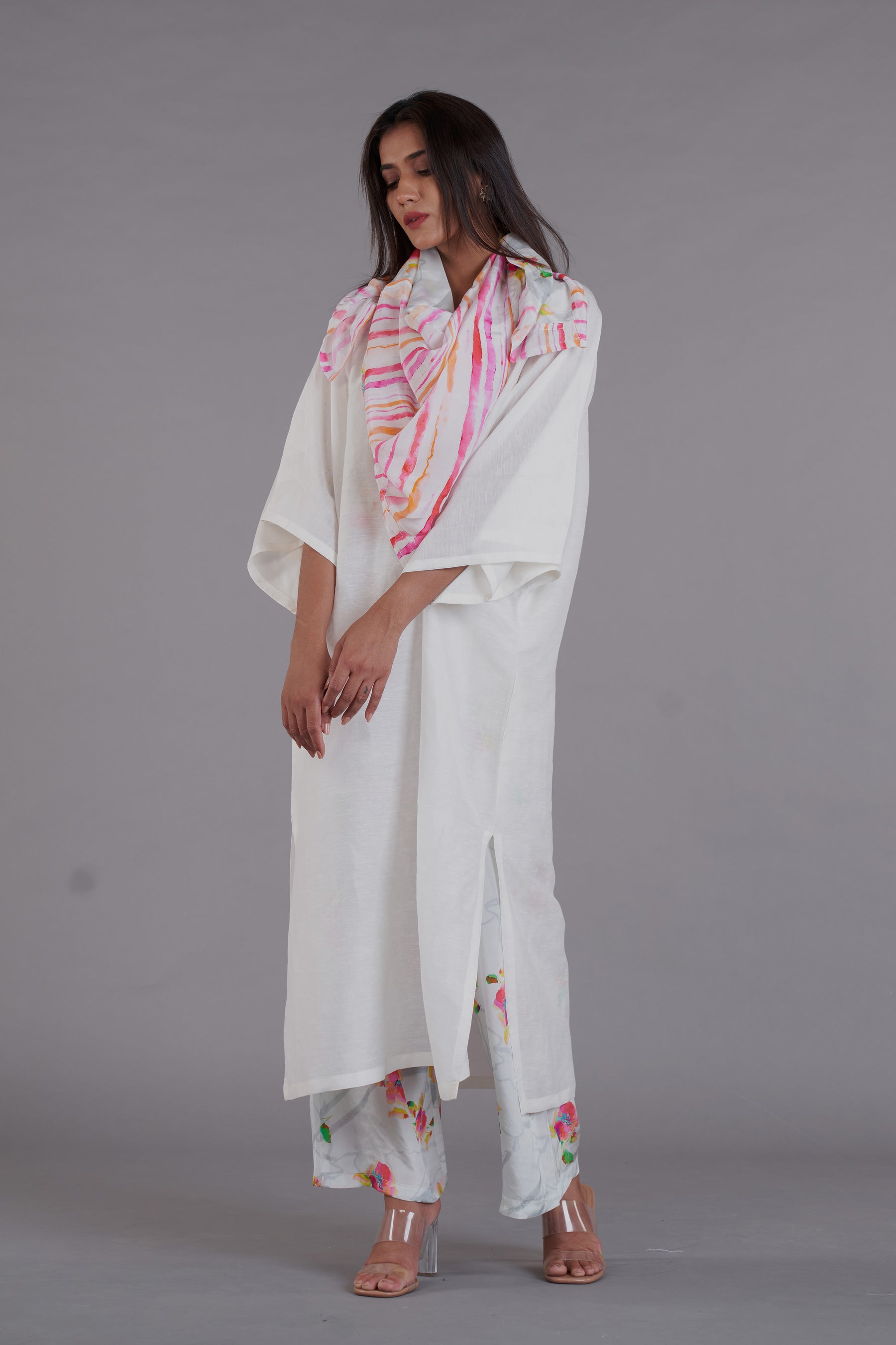 Blossom Dual Printed Scarf