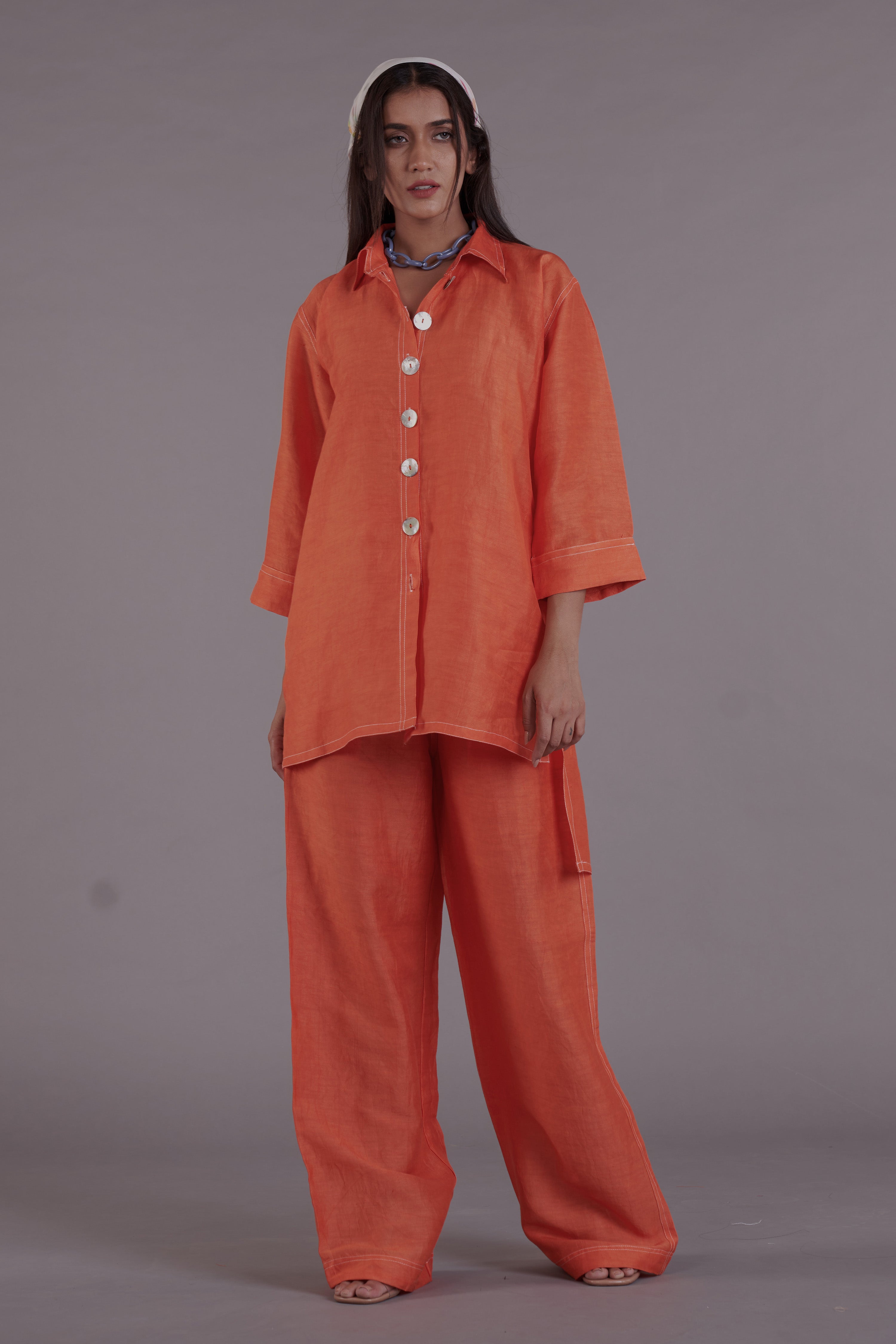 Asal Orange Co-ord Set