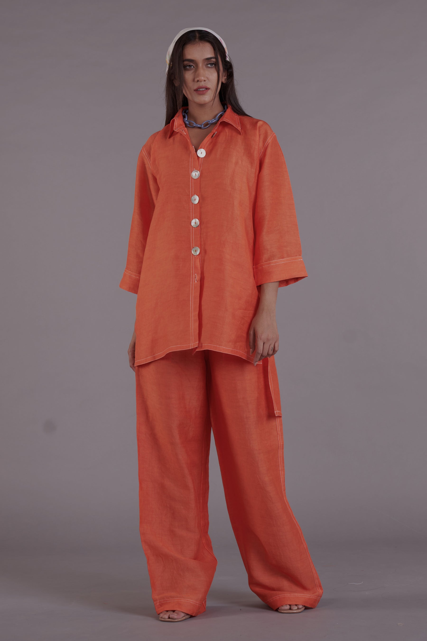 Asal Orange Co-ord Set