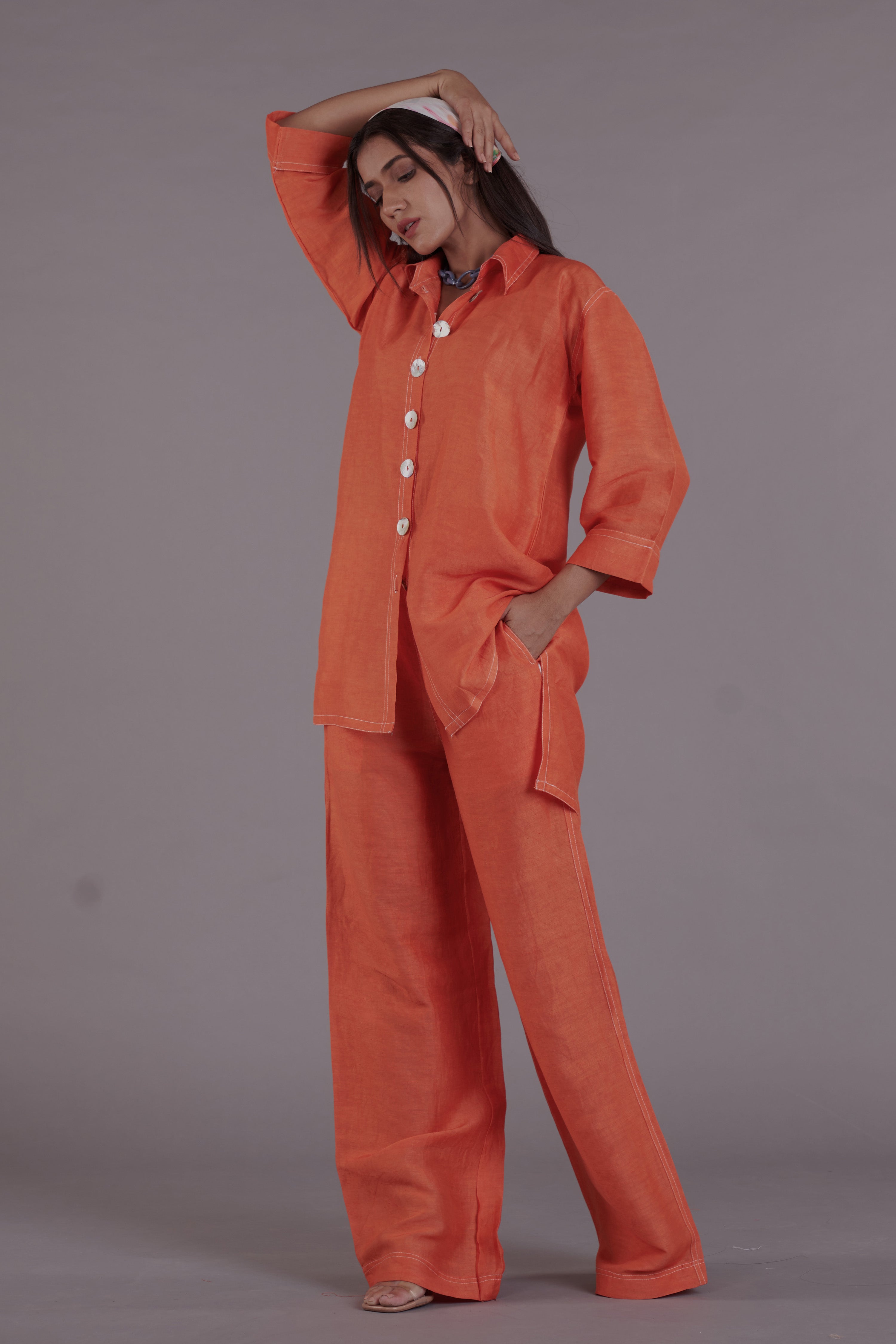 Asal Orange Co-ord Set