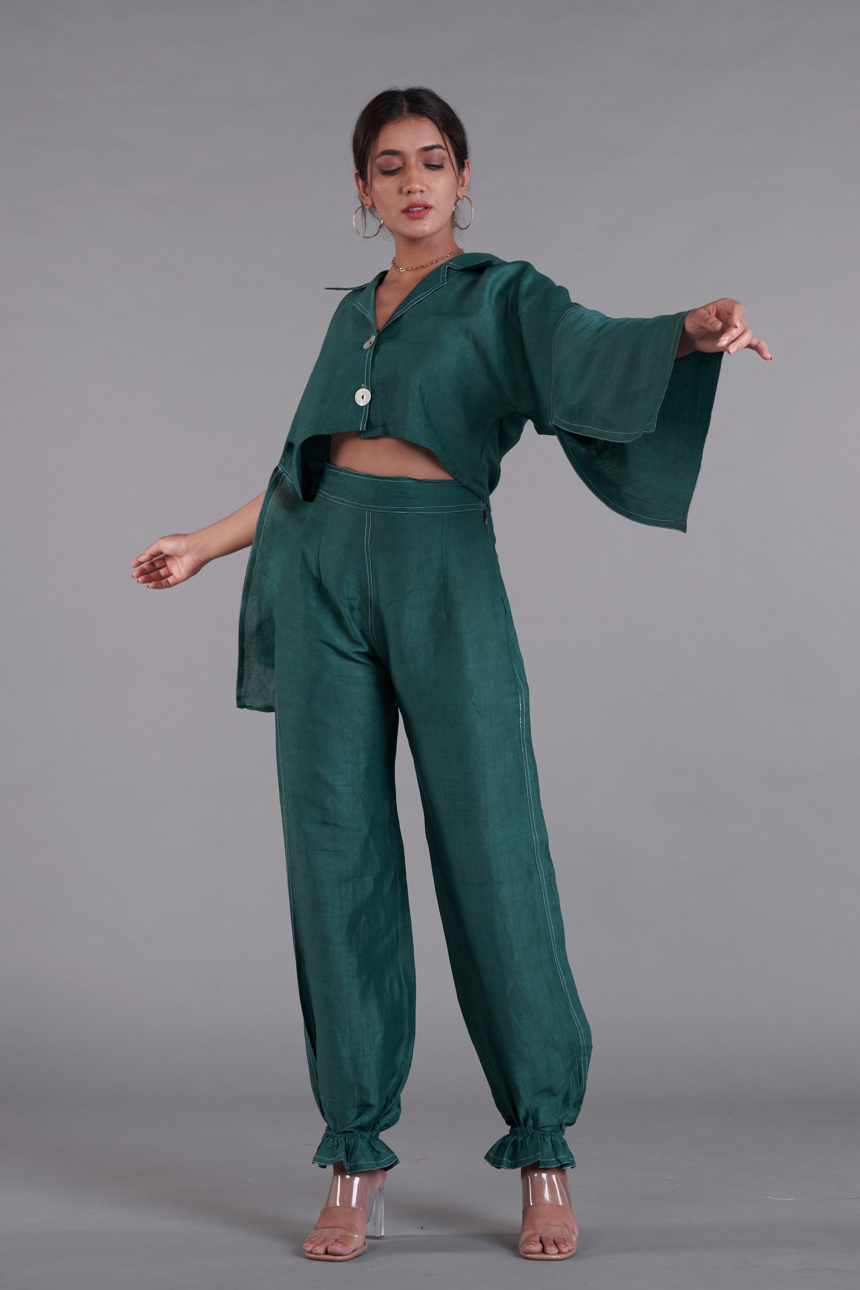 Asal Midnight Green Co-ord Set