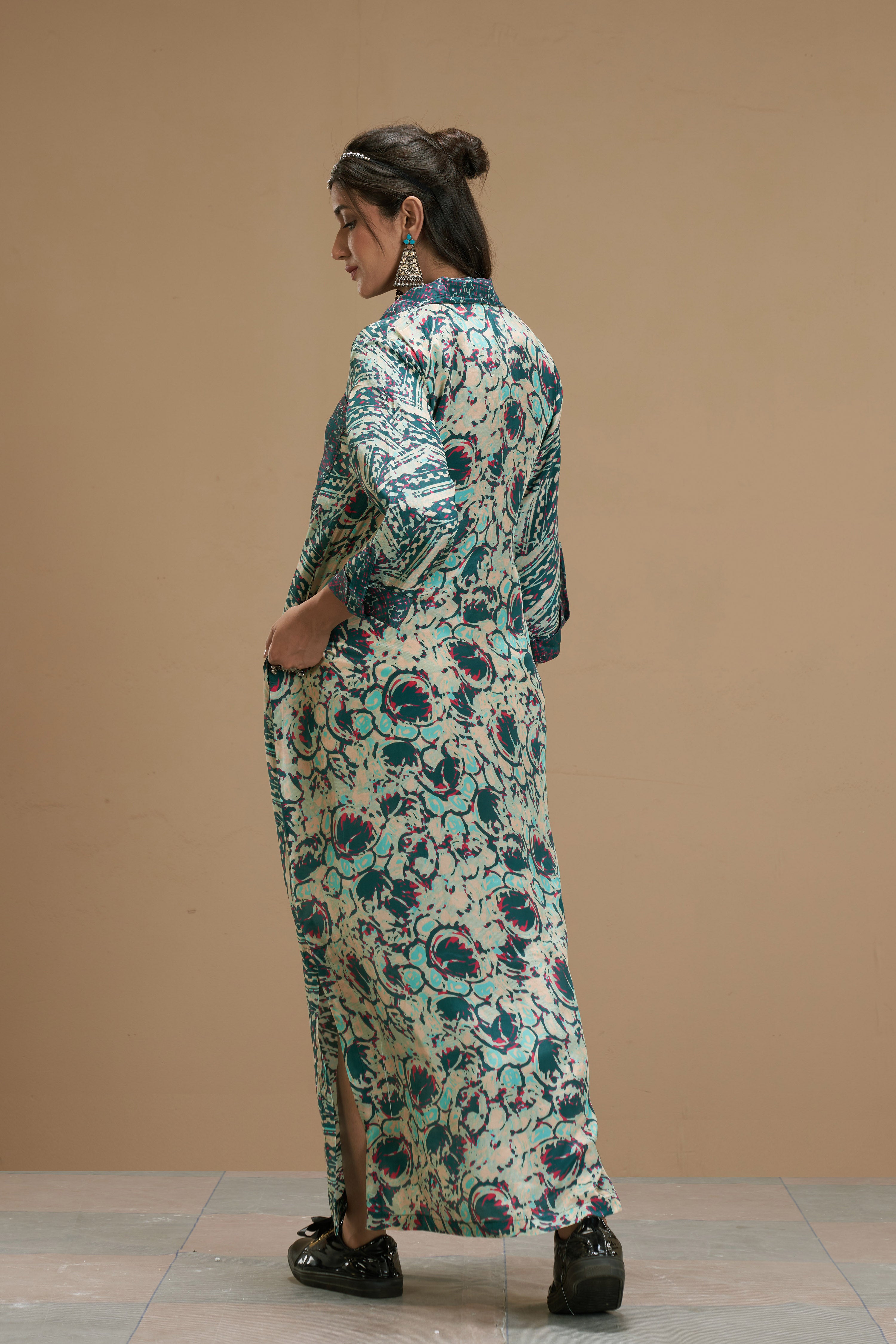 Taabir Printed Shift Dress