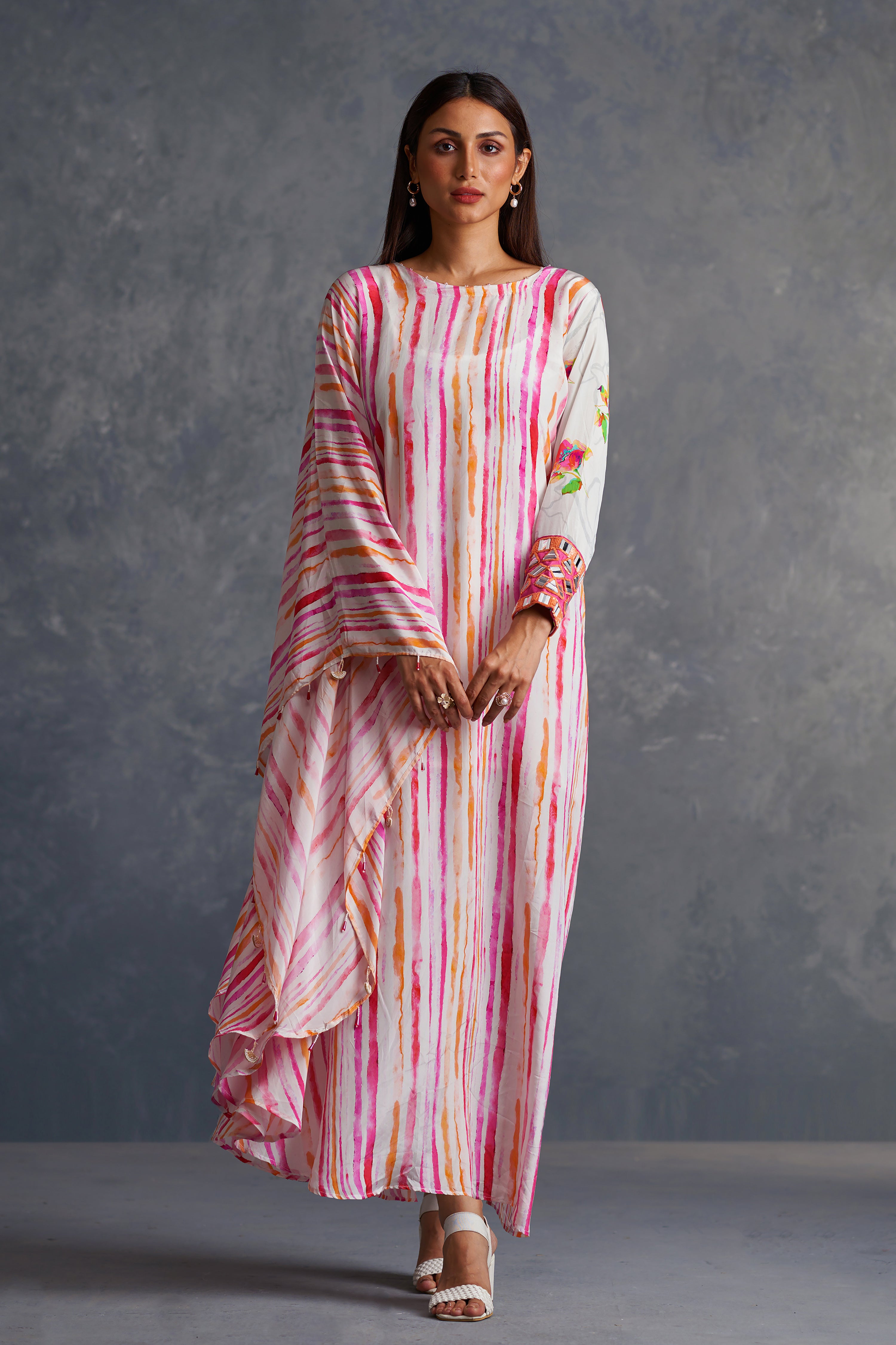 Blossomm Asymmetrical Kaftan Dress