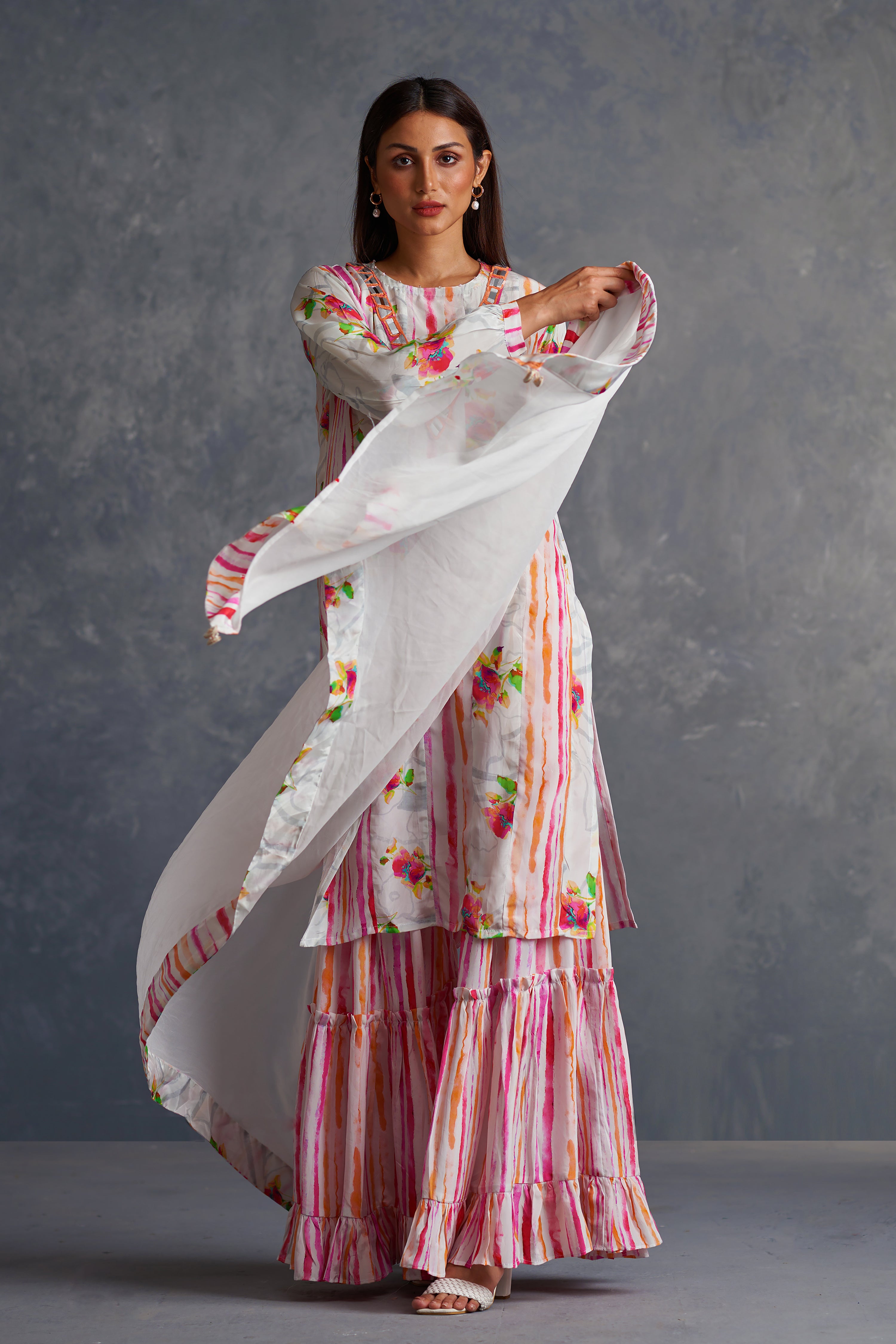 Blossomm Printed Sharara Set