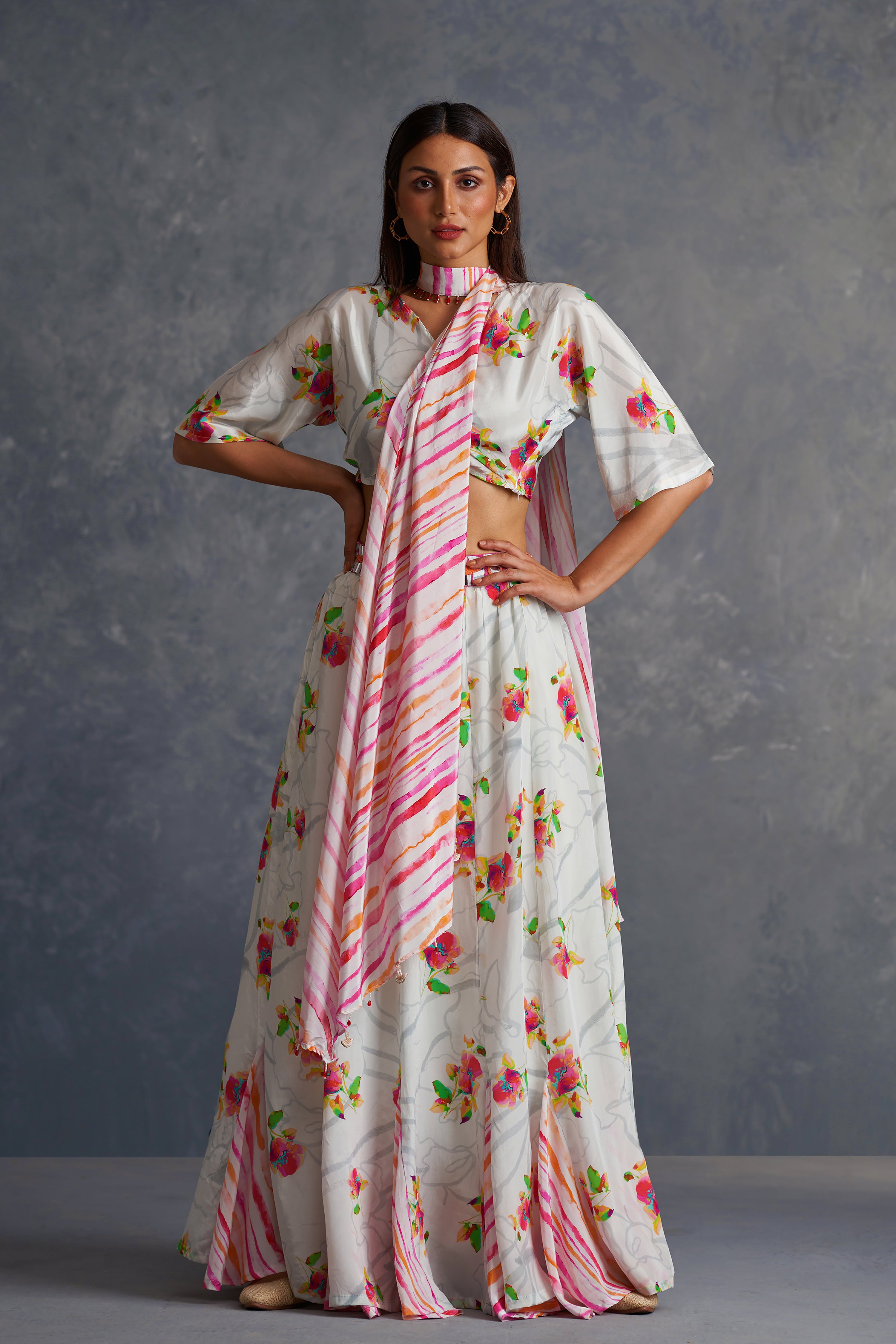 Blossomm Printed Lehenga Set