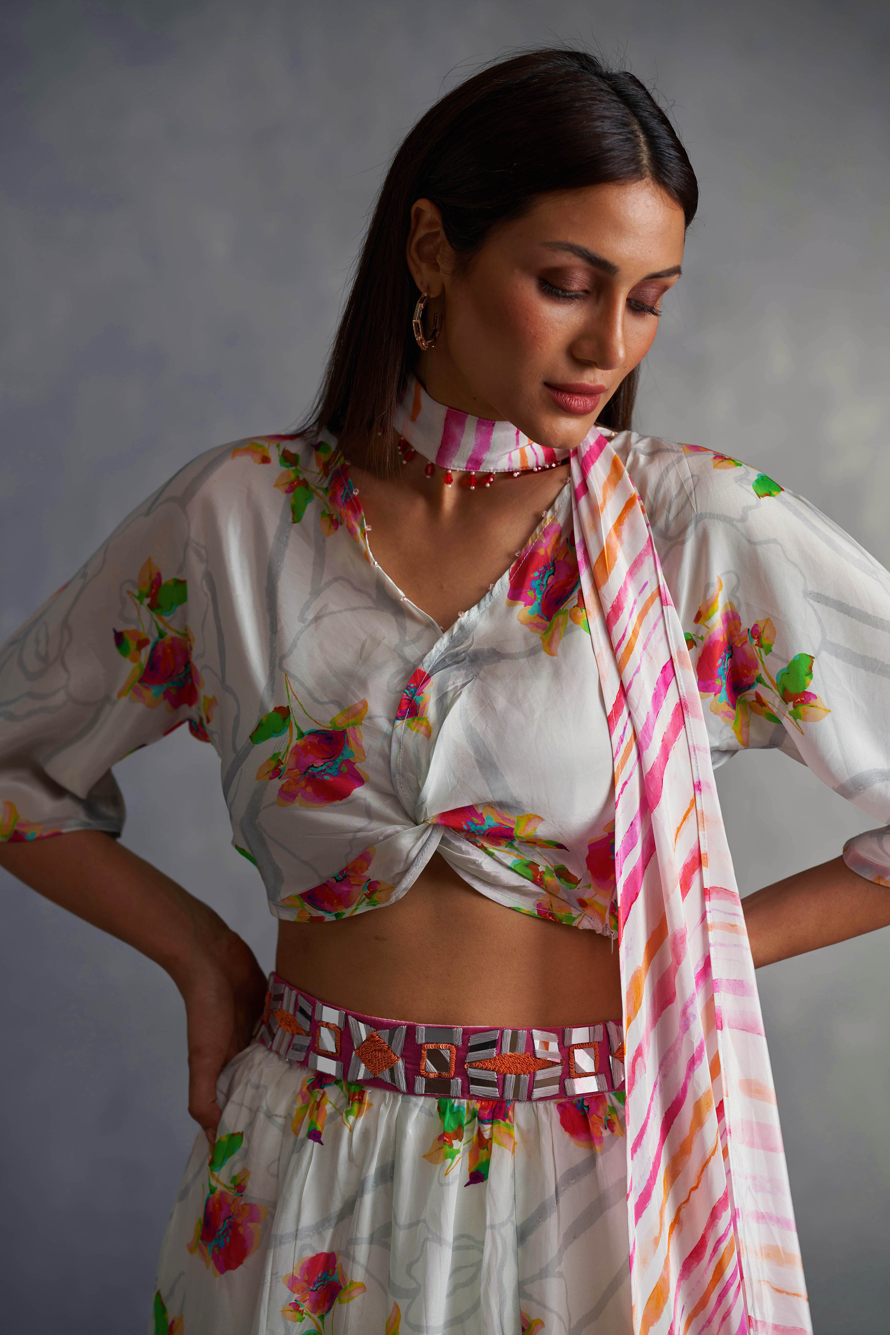 Blossomm Printed Lehenga Set